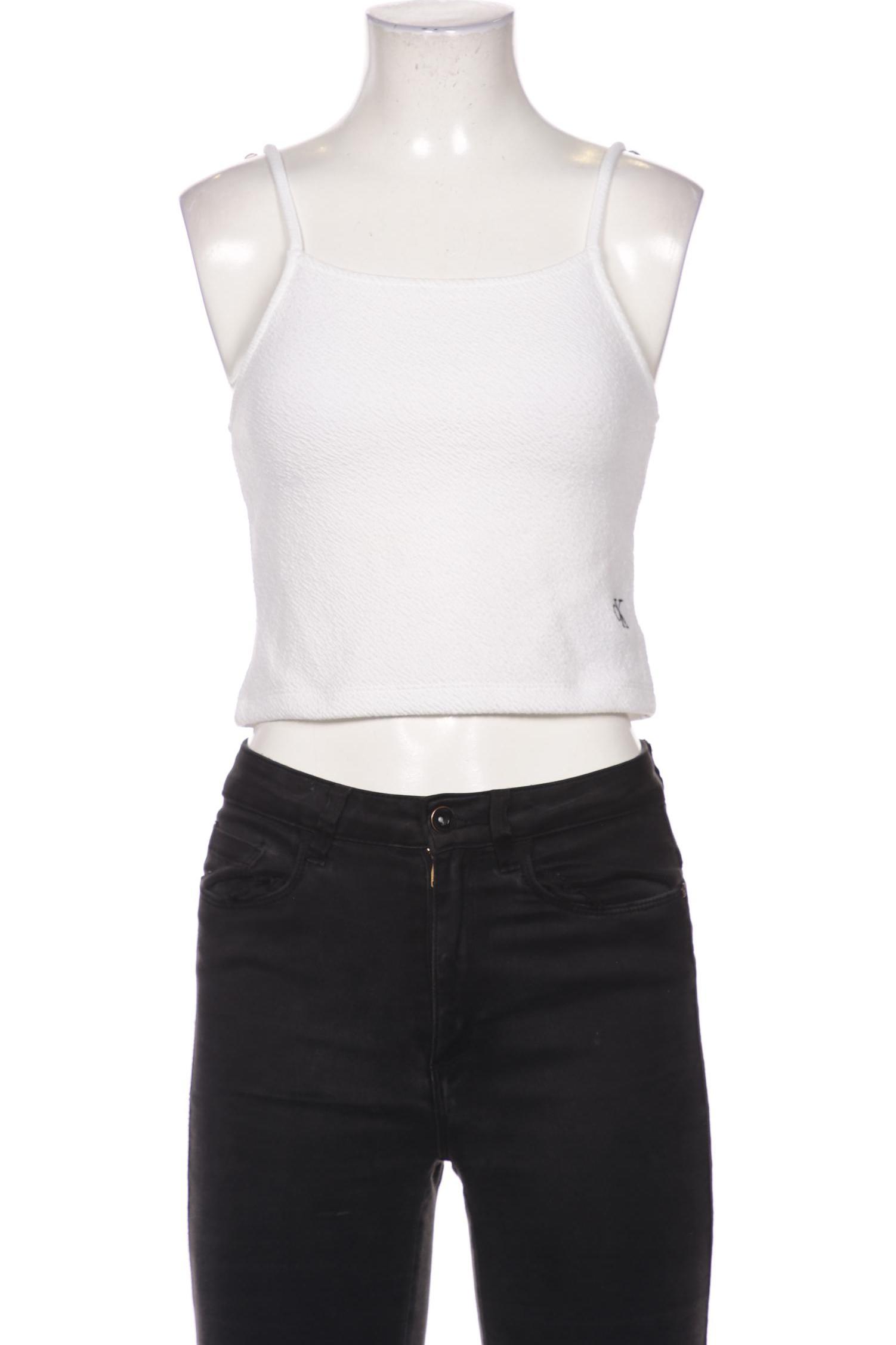 

Calvin Klein Jeans Damen Top, weiß, Gr. 36