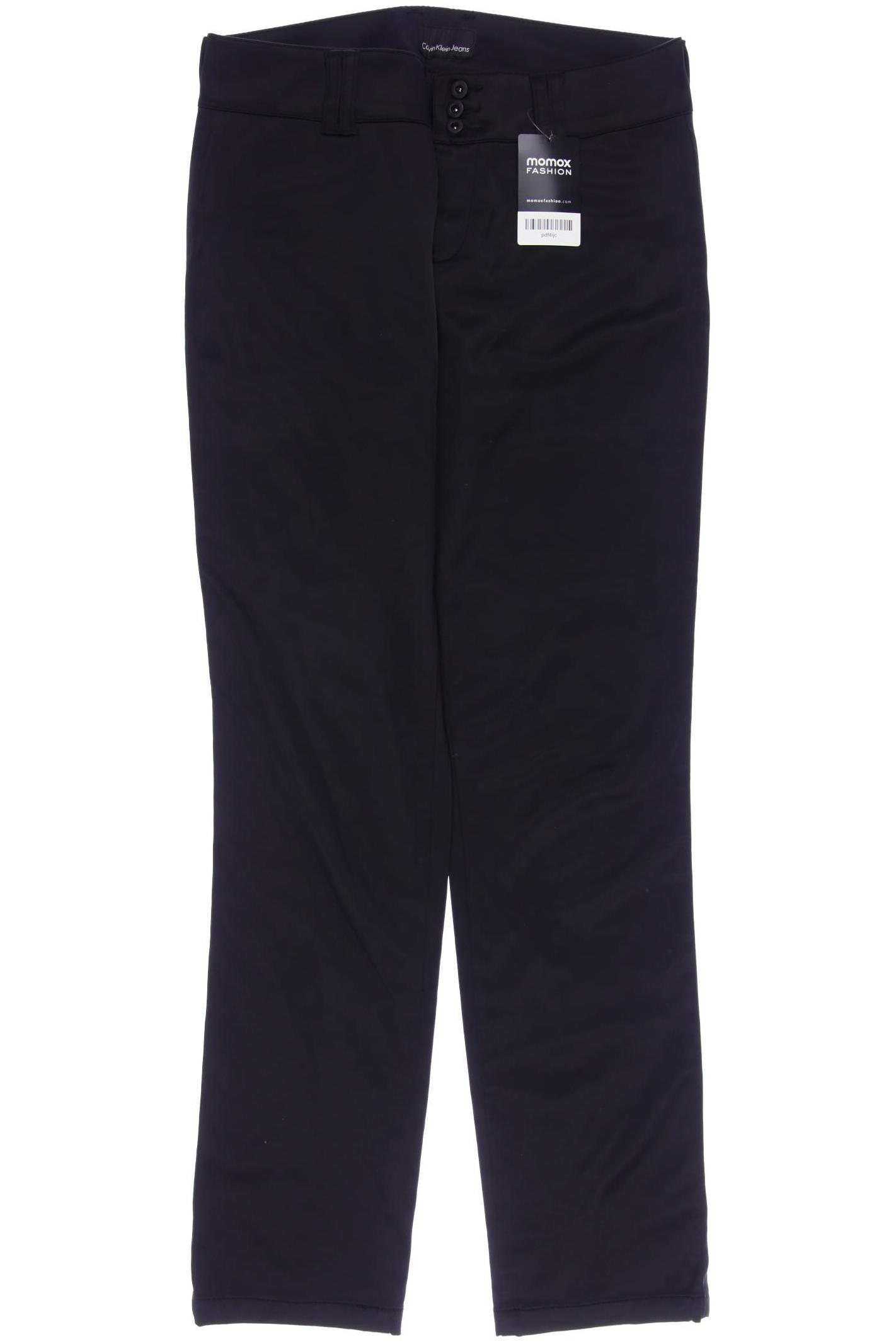 

Calvin Klein Jeans Damen Stoffhose, schwarz
