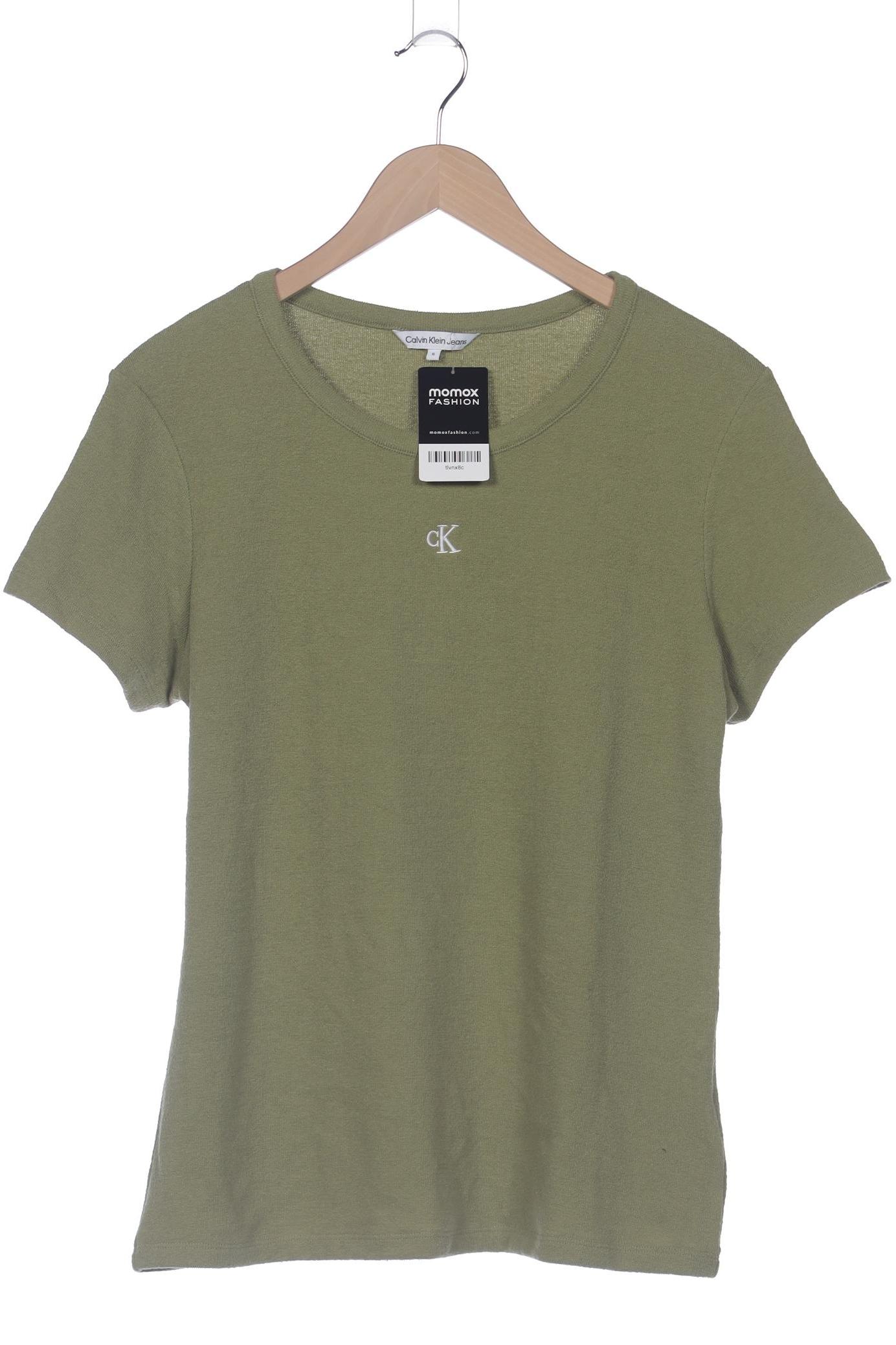 

Calvin Klein Jeans Damen T-Shirt, grün, Gr. 44