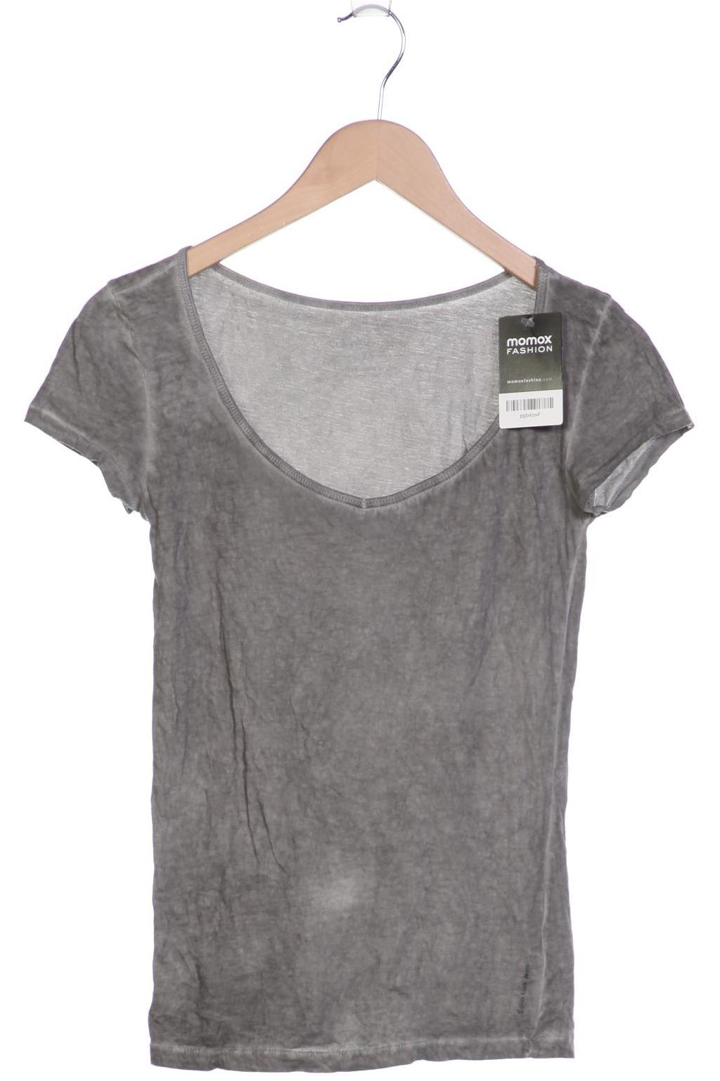 

Calvin Klein Jeans Damen T-Shirt, grau, Gr. 34