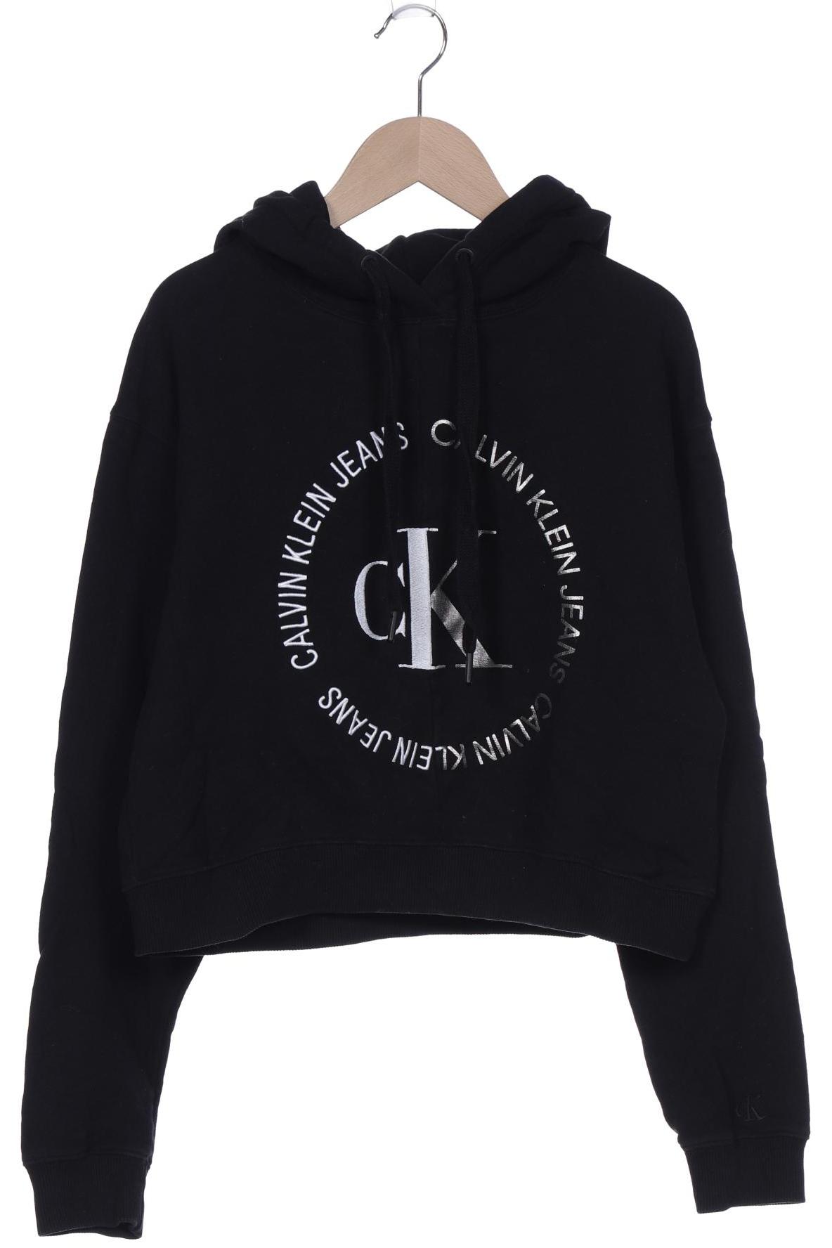 

Calvin Klein Jeans Damen Kapuzenpullover, schwarz, Gr. 36