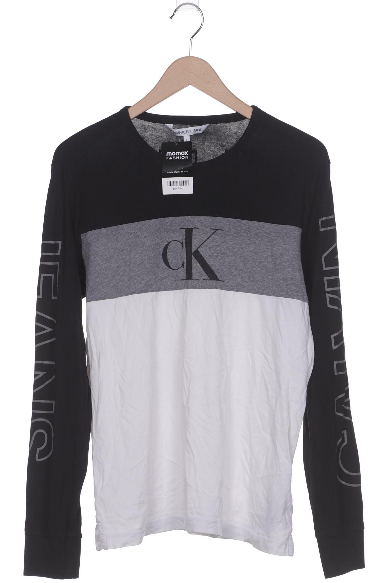 

Calvin Klein Jeans Herren Langarmshirt, mehrfarbig, Gr. 52