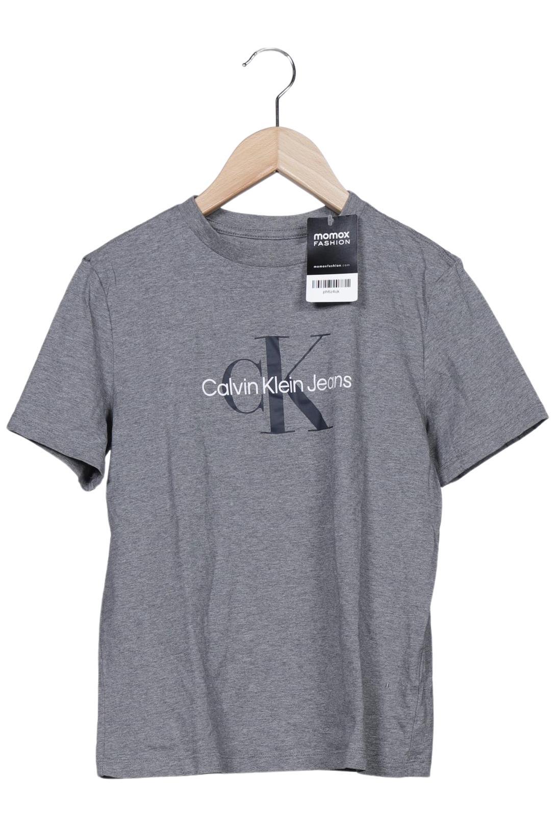 

Calvin Klein Jeans Damen T-Shirt, grau, Gr. 34