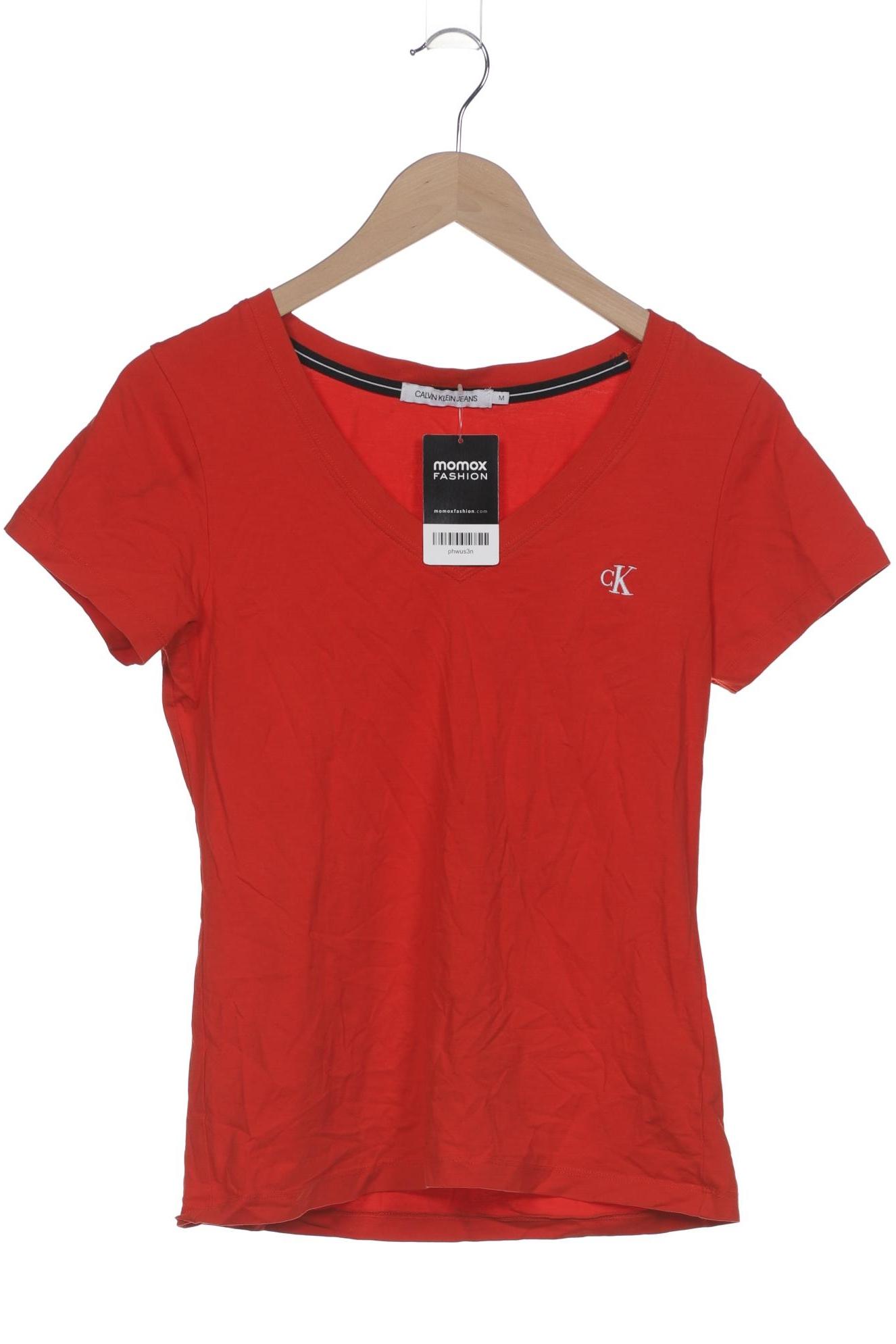 

Calvin Klein Jeans Damen T-Shirt, rot, Gr. 38