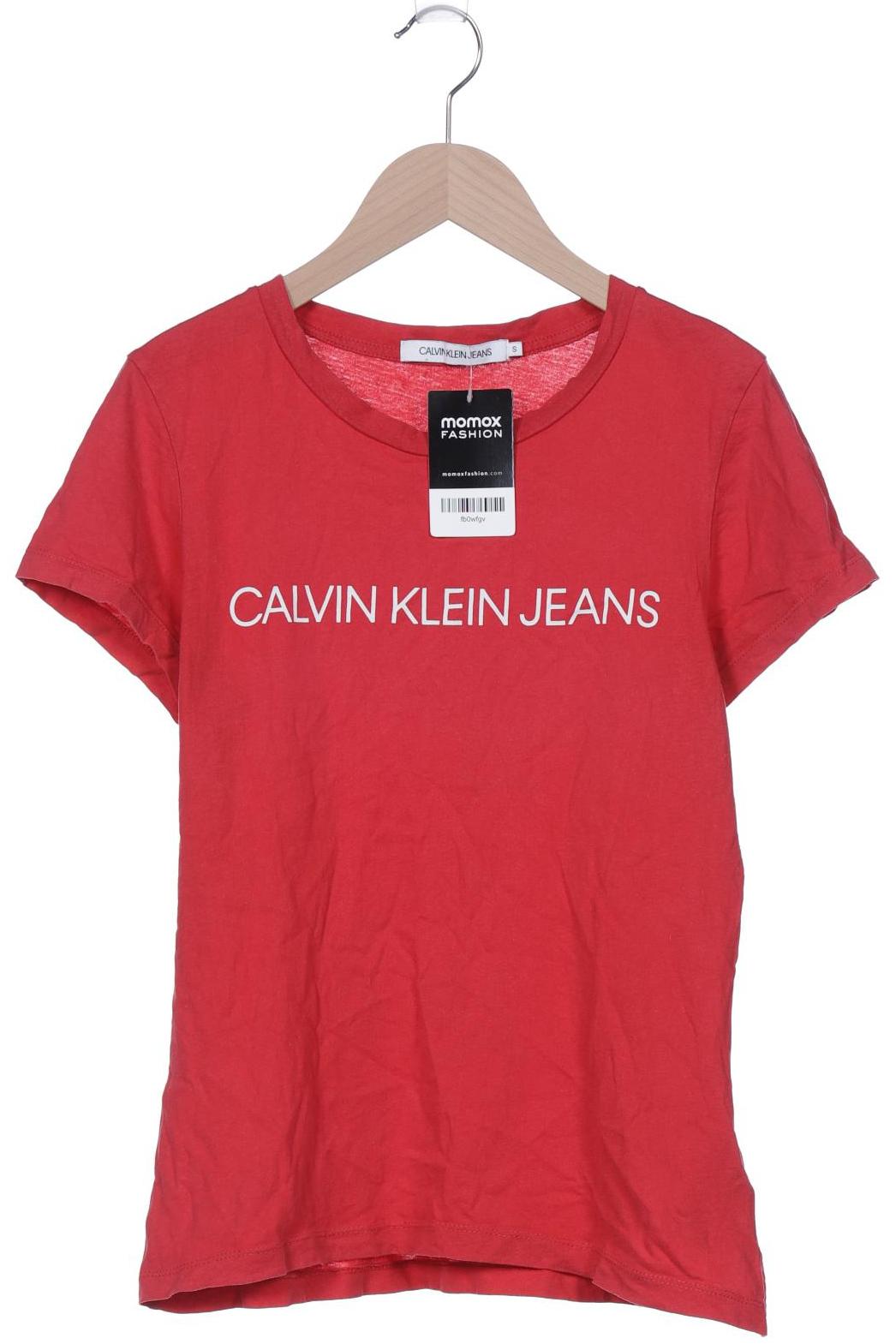 

Calvin Klein Jeans Damen T-Shirt, rot, Gr. 36