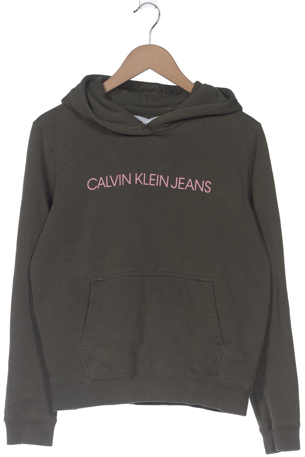 

Calvin Klein Jeans Damen Kapuzenpullover, grün, Gr. 38