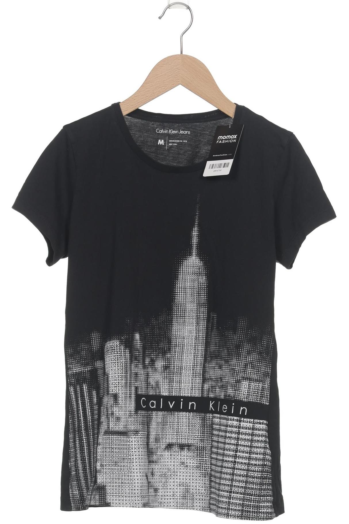 

Calvin Klein Jeans Damen T-Shirt, schwarz, Gr. 38