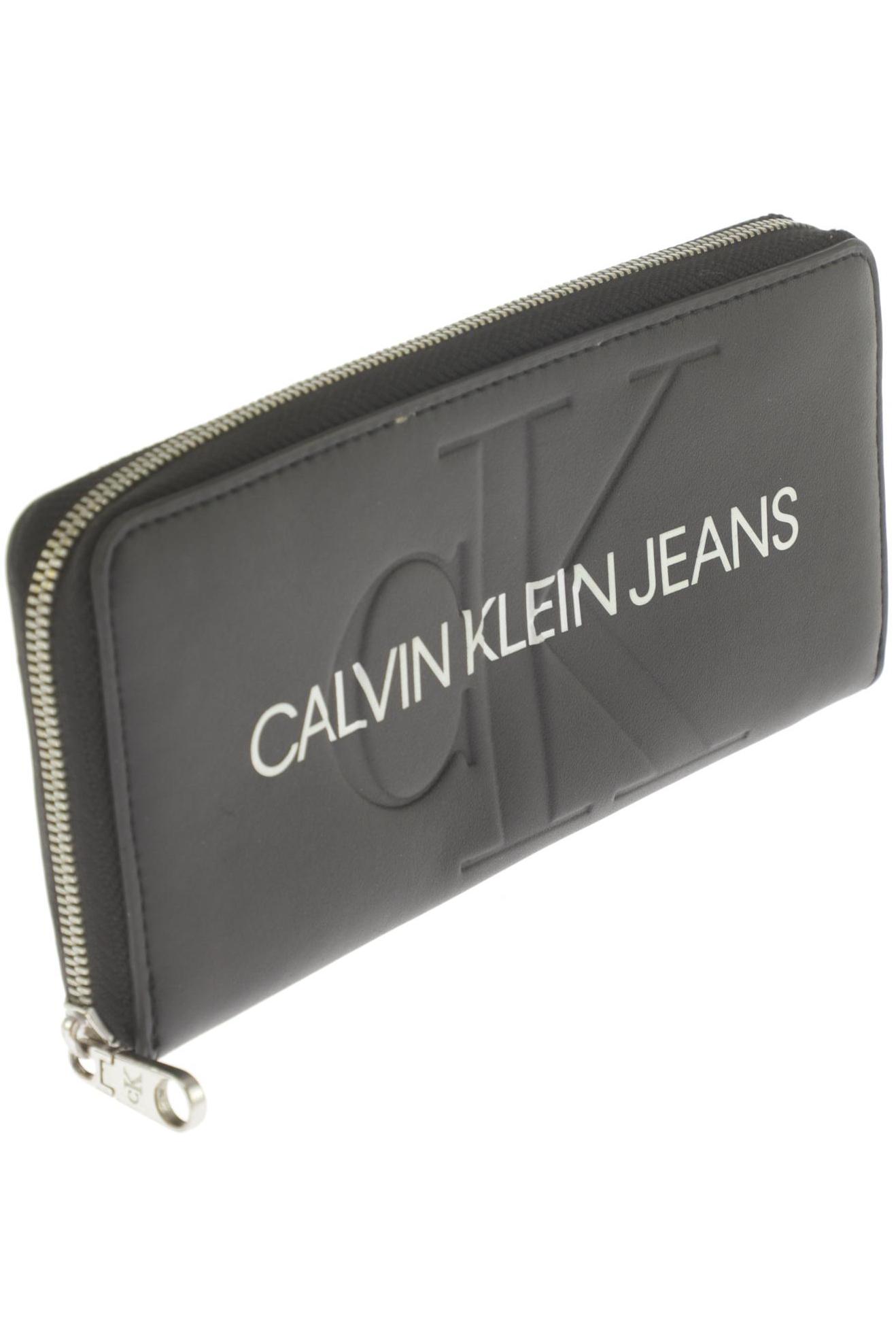 

Calvin Klein Jeans Damen Portemonnaie, schwarz, Gr.