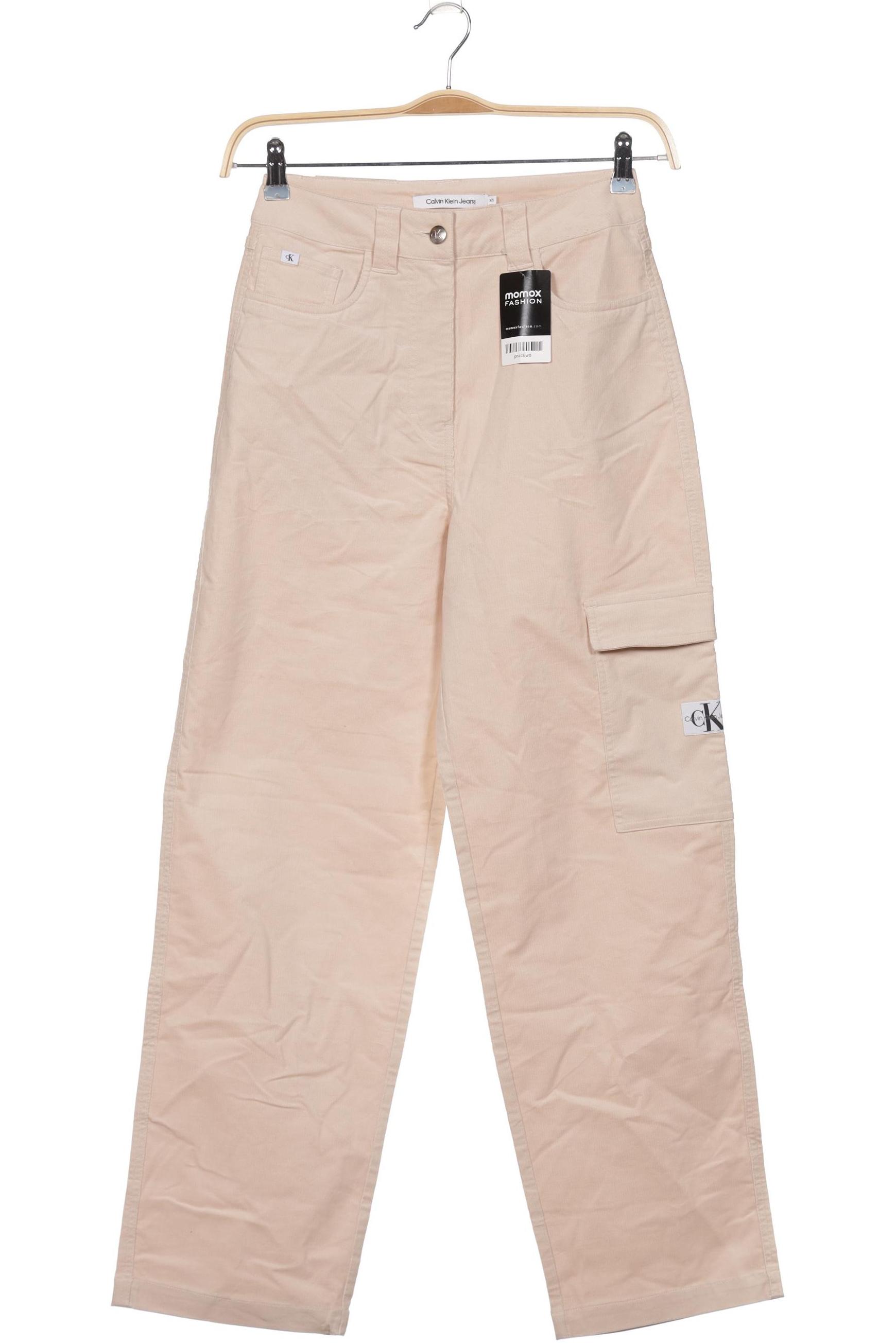 

Calvin Klein Jeans Damen Stoffhose, beige, Gr. 0