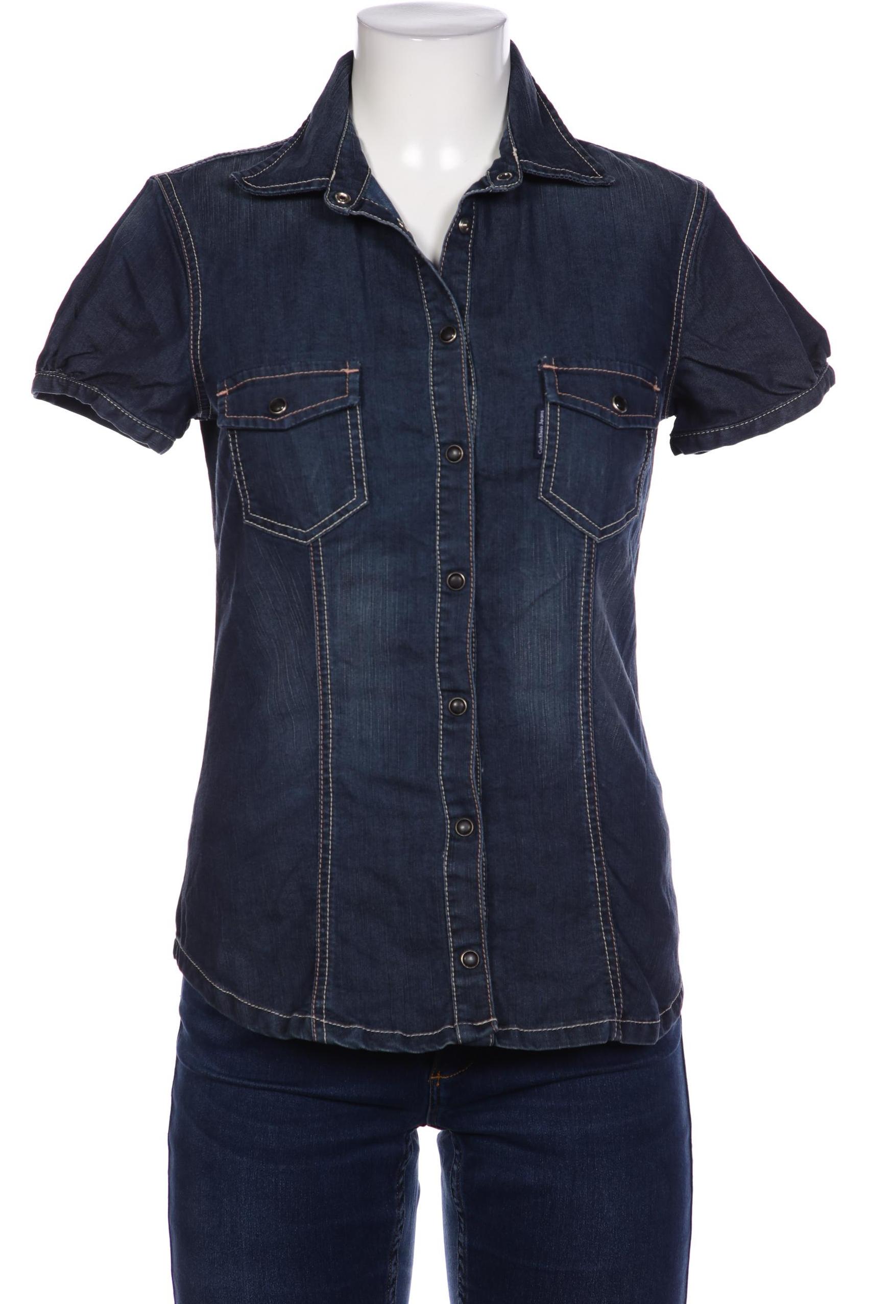 

Calvin Klein Jeans Damen Bluse, marineblau, Gr. 42