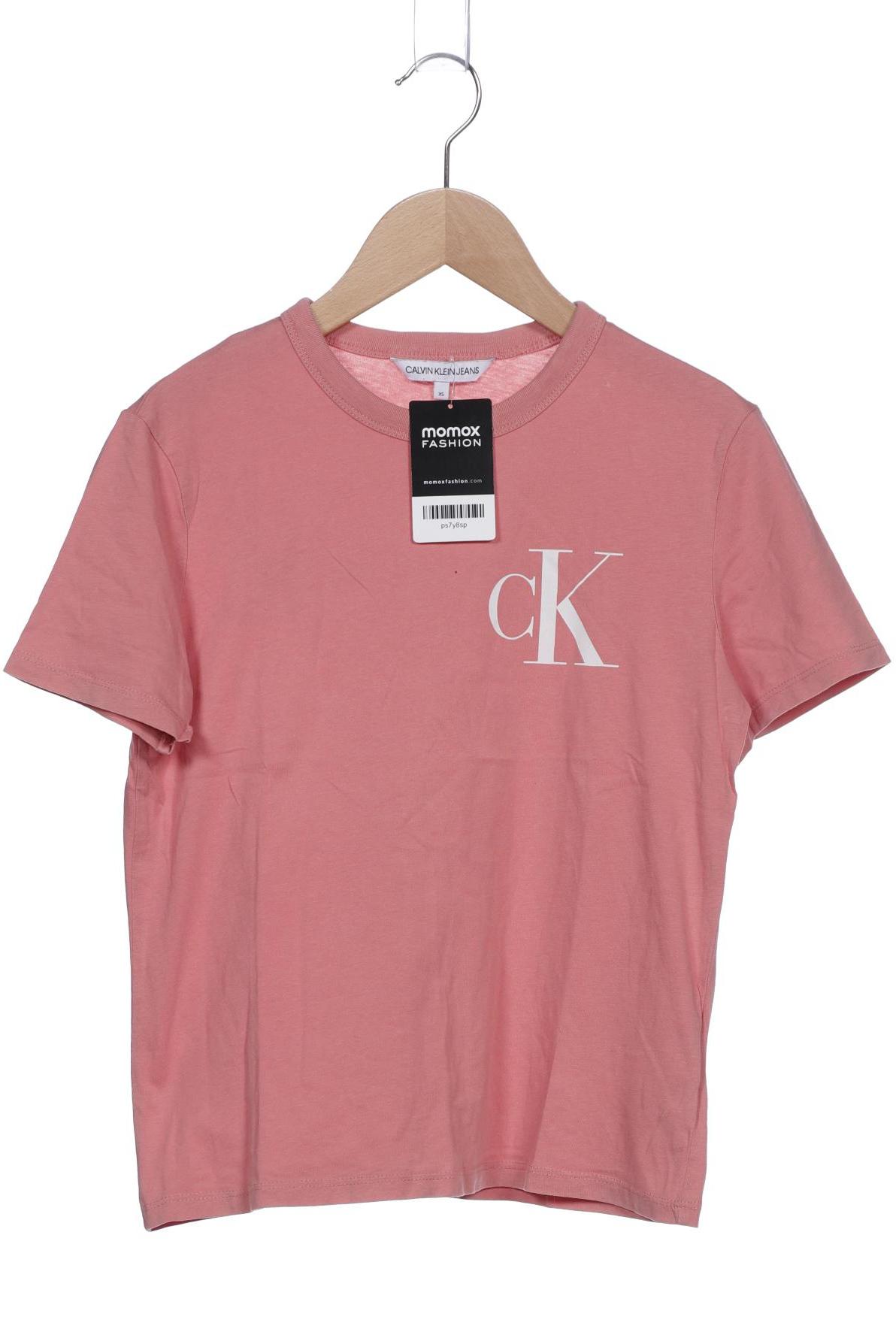 

Calvin Klein Jeans Damen T-Shirt, pink, Gr. 34