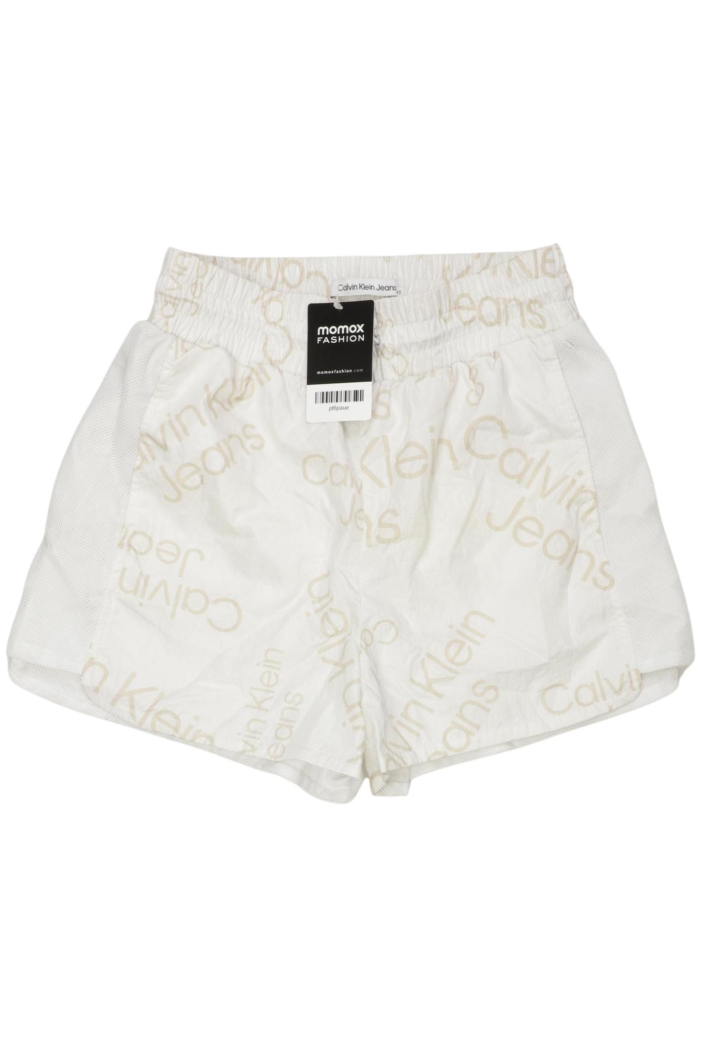 

Calvin Klein Jeans Damen Shorts, weiß, Gr. 34