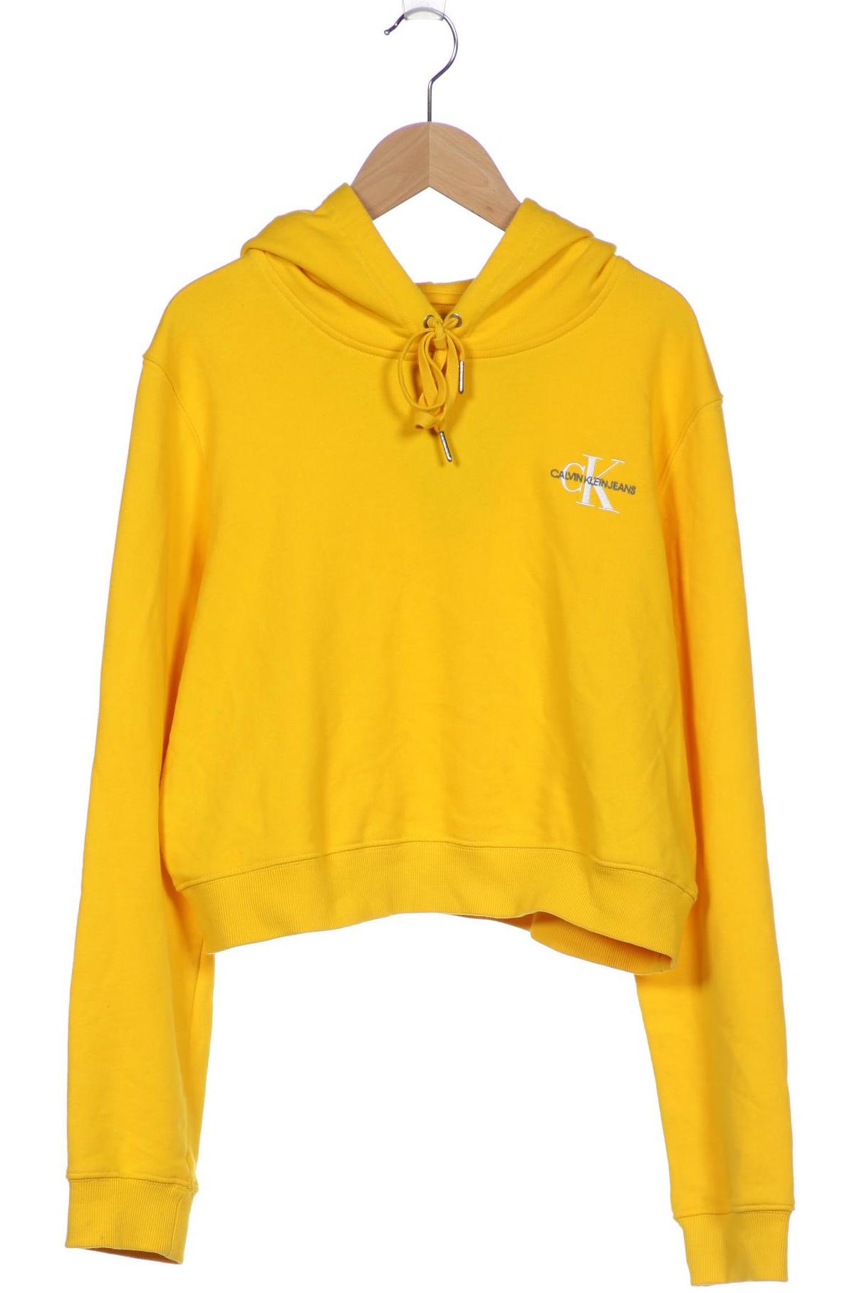 

Calvin Klein Jeans Damen Kapuzenpullover, gelb