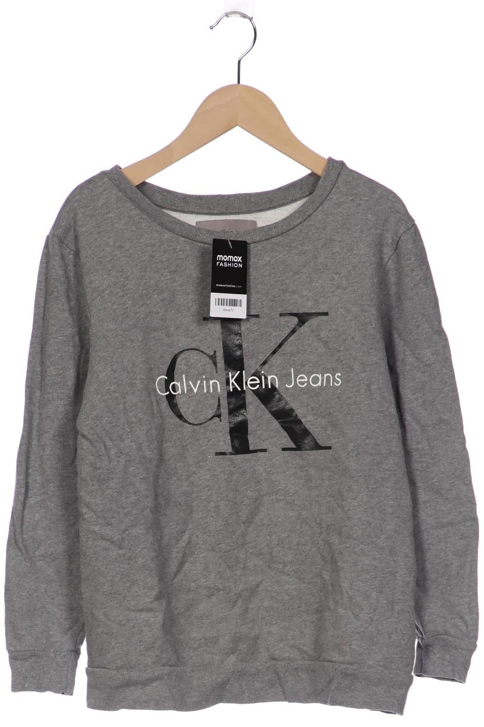 

Calvin Klein Jeans Damen Sweatshirt, grau, Gr. 34