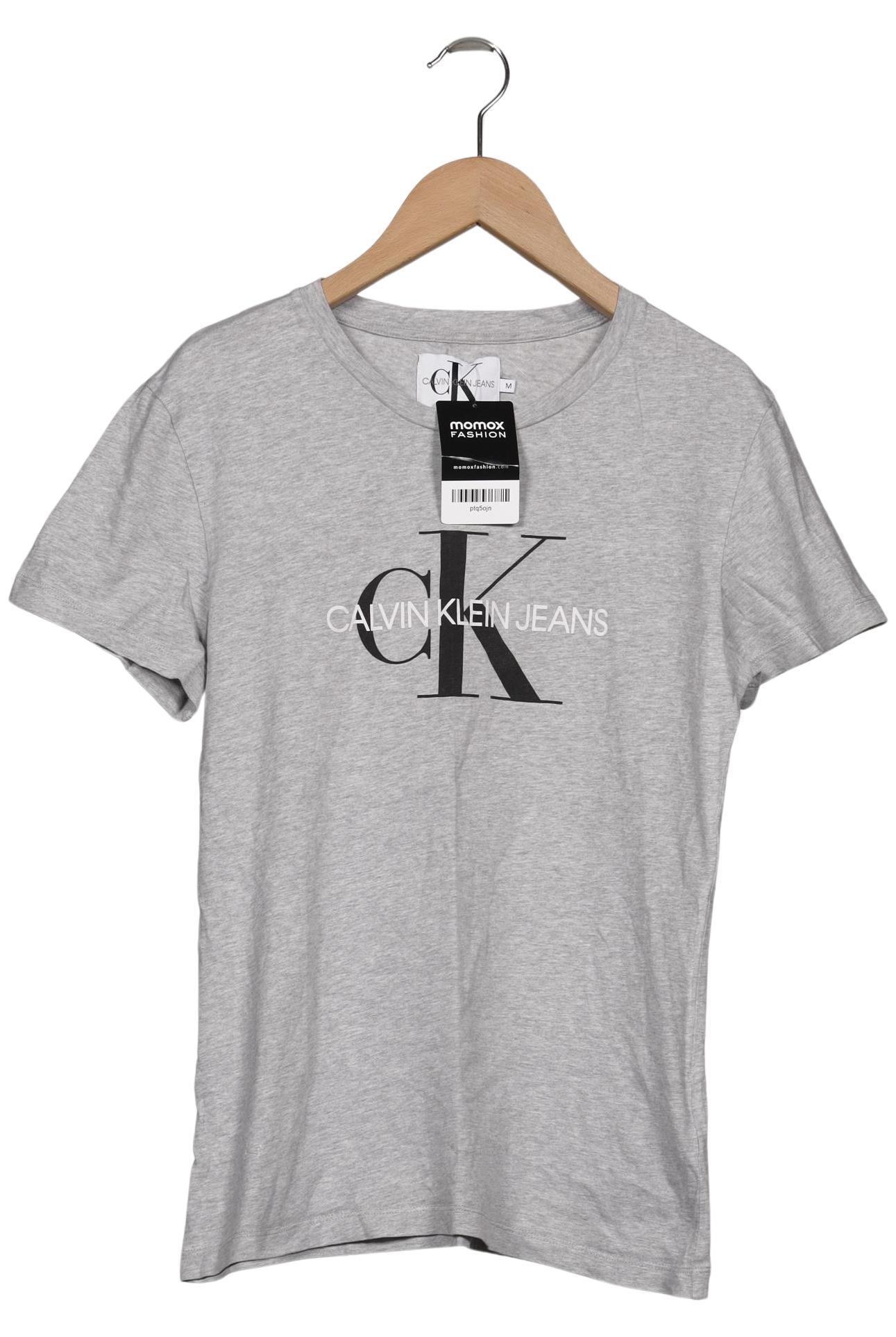 

Calvin Klein Jeans Damen T-Shirt, grau, Gr. 38