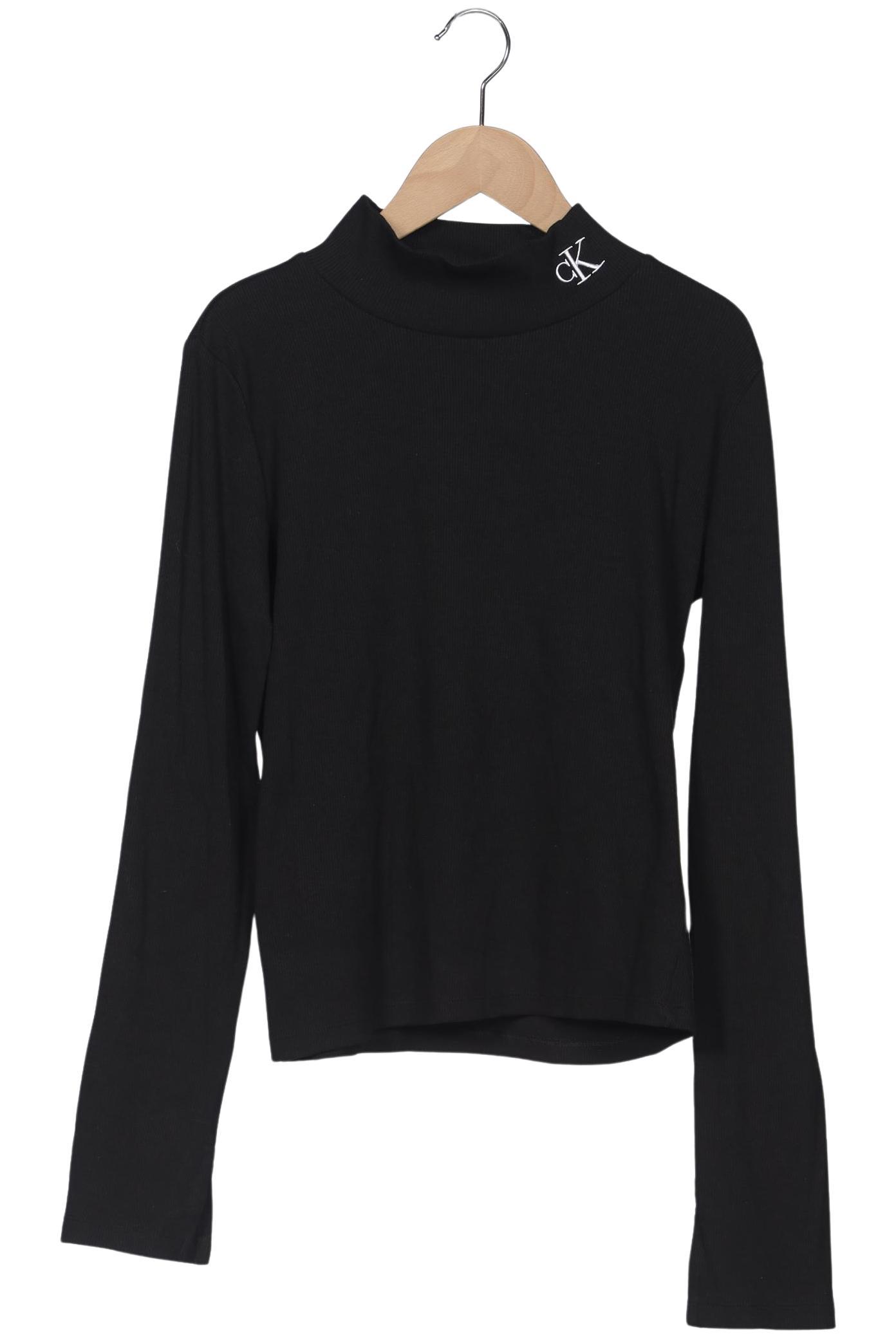 

Calvin Klein Jeans Damen Langarmshirt, schwarz, Gr. 42