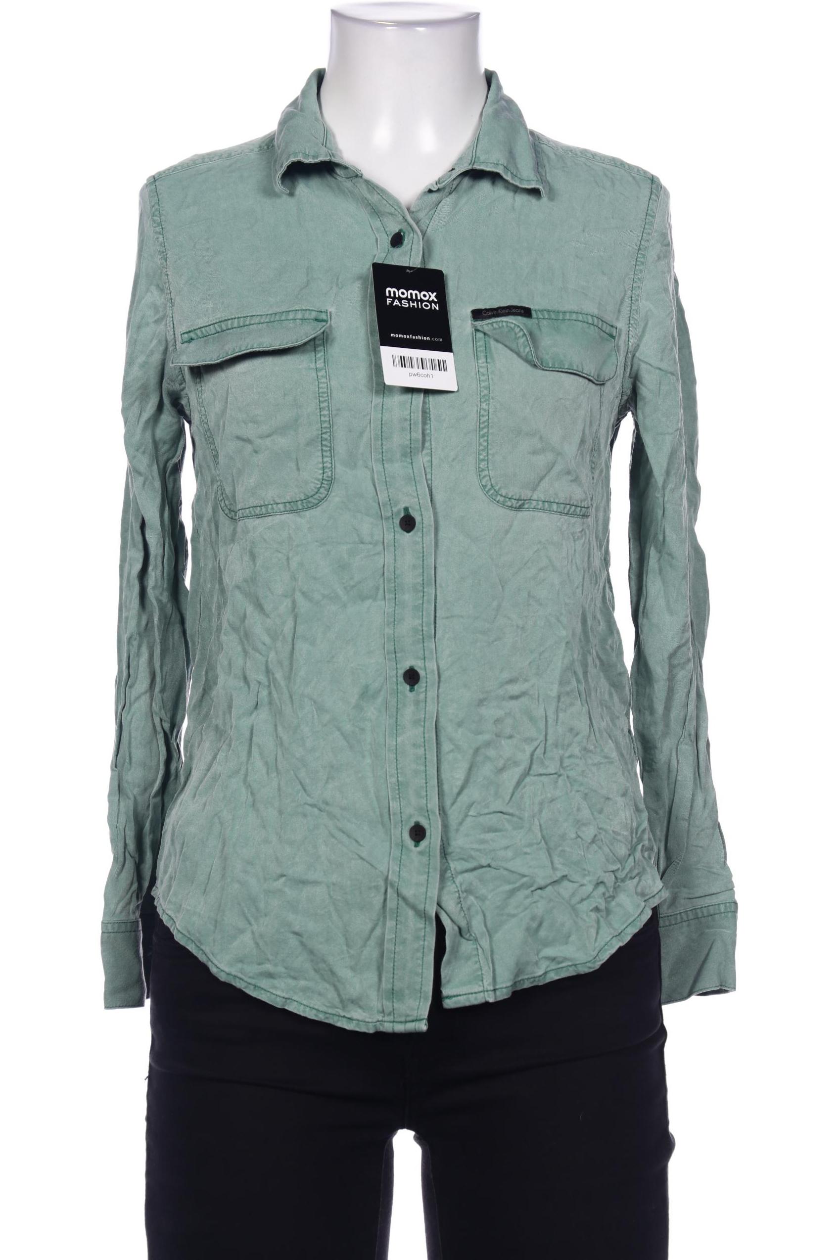 

Calvin Klein Jeans Damen Bluse, grün, Gr. 34