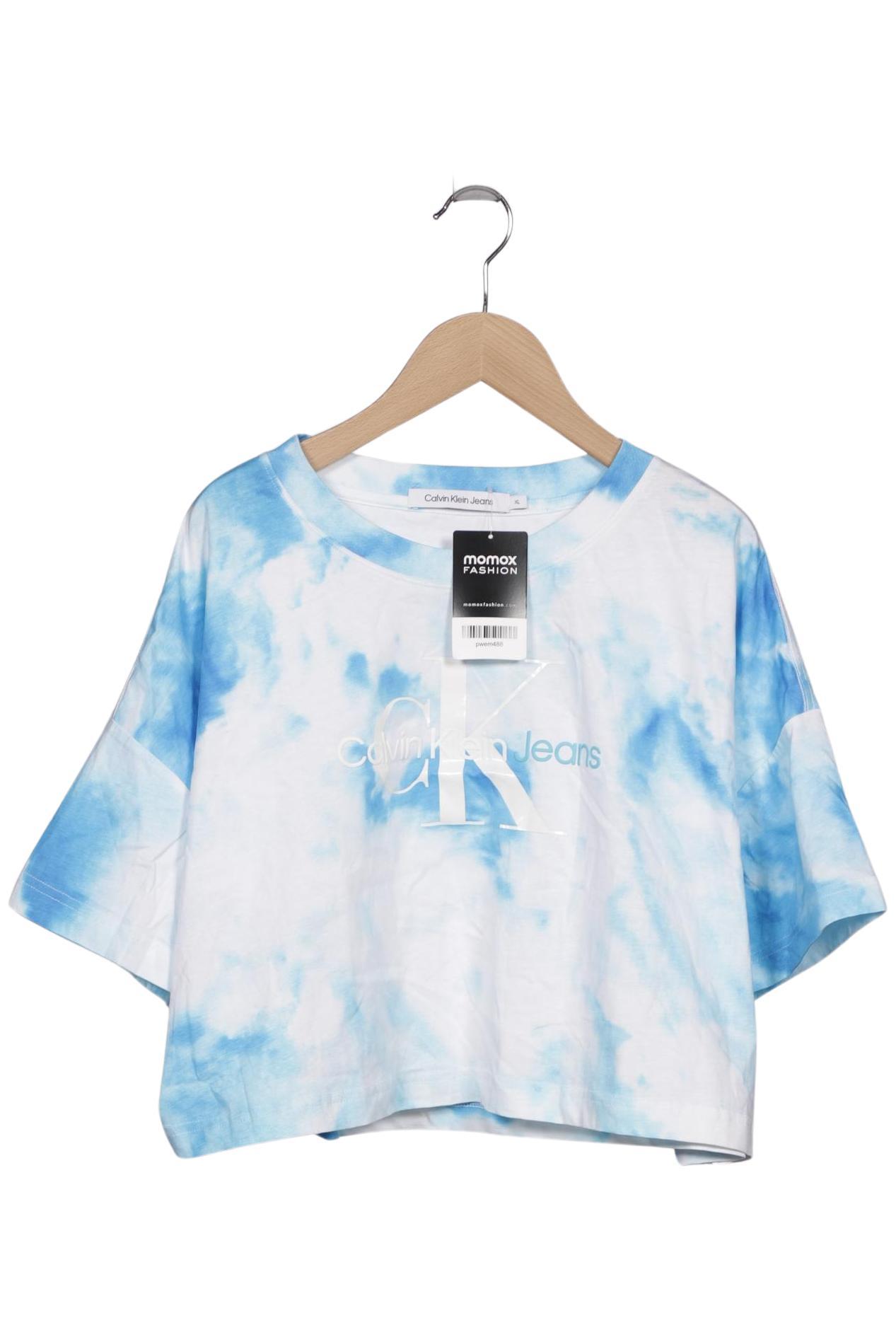

Calvin Klein Jeans Damen T-Shirt, blau, Gr. 44