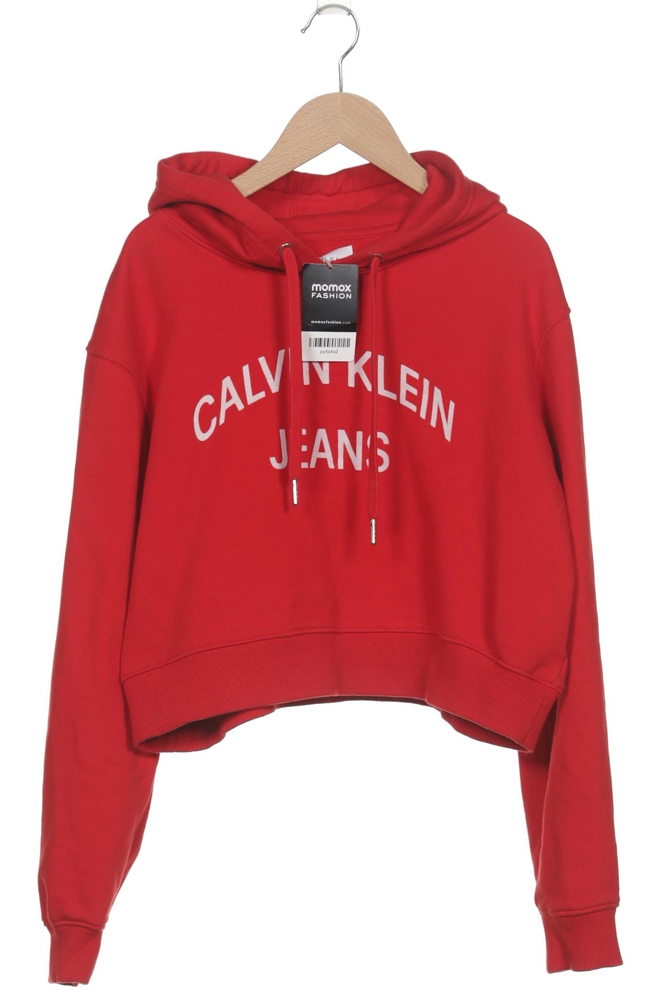 

Calvin Klein Jeans Damen Kapuzenpullover, rot, Gr. 42
