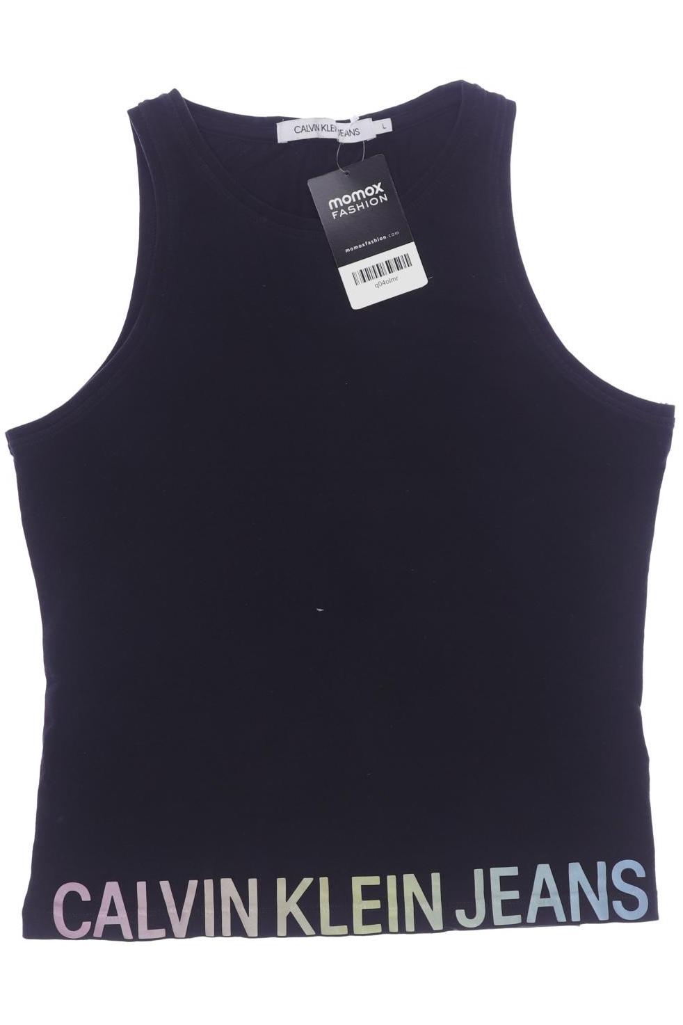 

Calvin Klein Jeans Damen Top, schwarz, Gr. 42