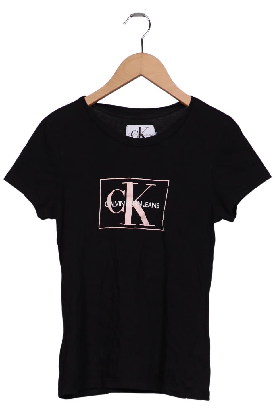 

Calvin Klein Jeans Damen T-Shirt, schwarz, Gr. 34