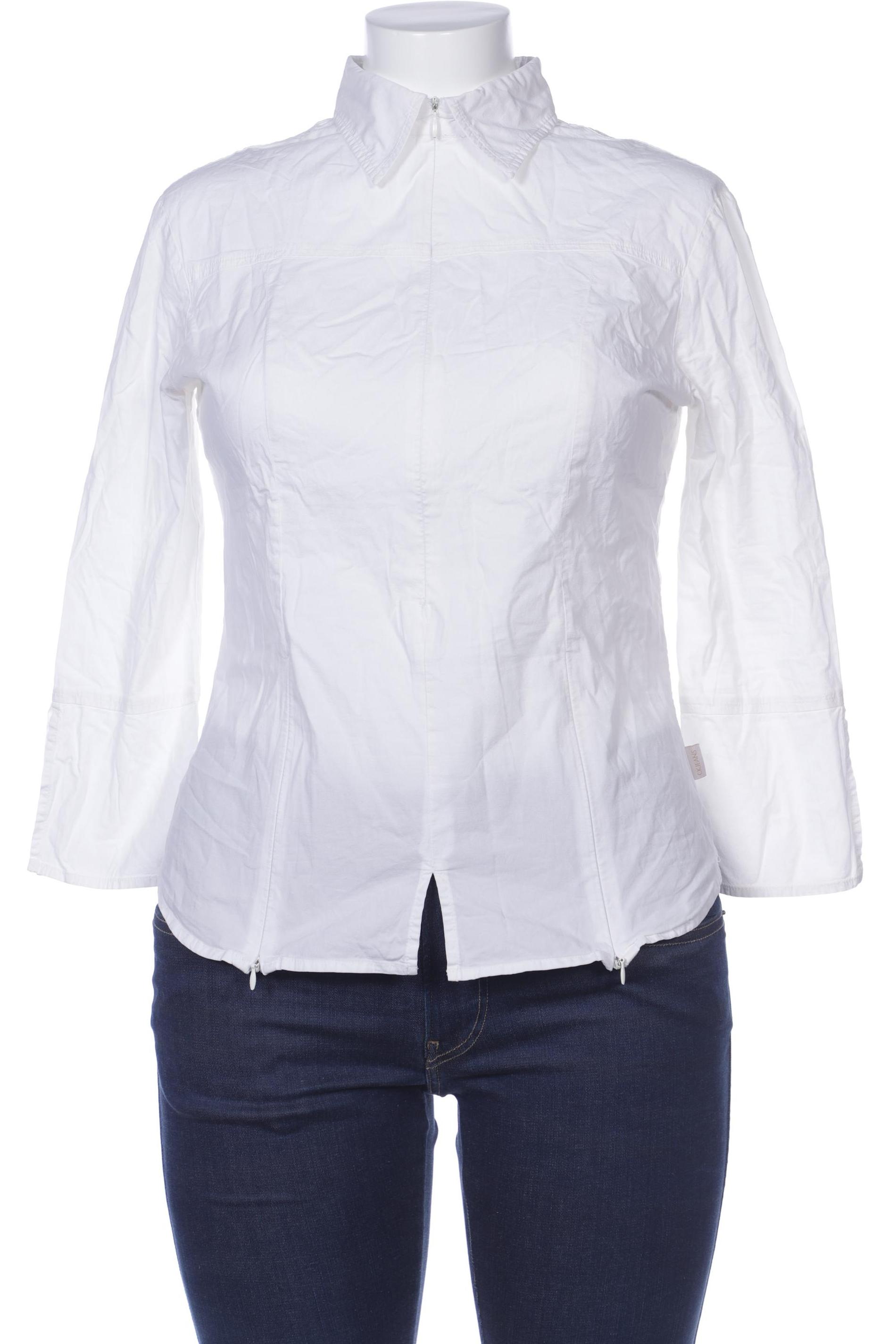 

Calvin Klein Jeans Damen Bluse, weiß, Gr. 44