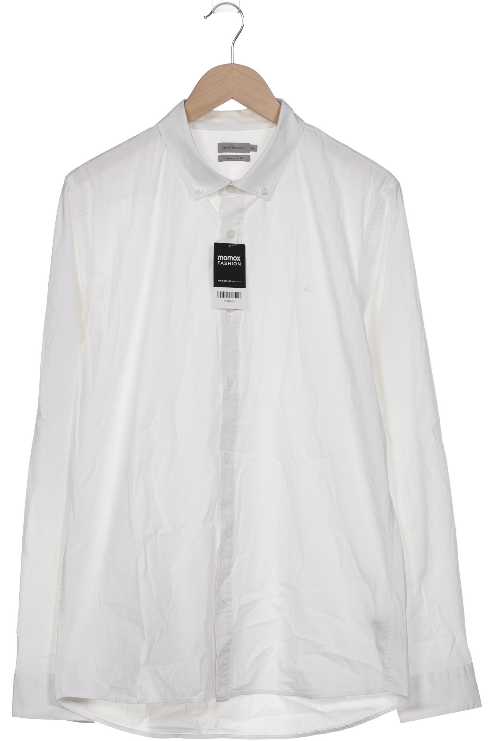 

Calvin Klein Jeans Herren Hemd, weiß, Gr. 56