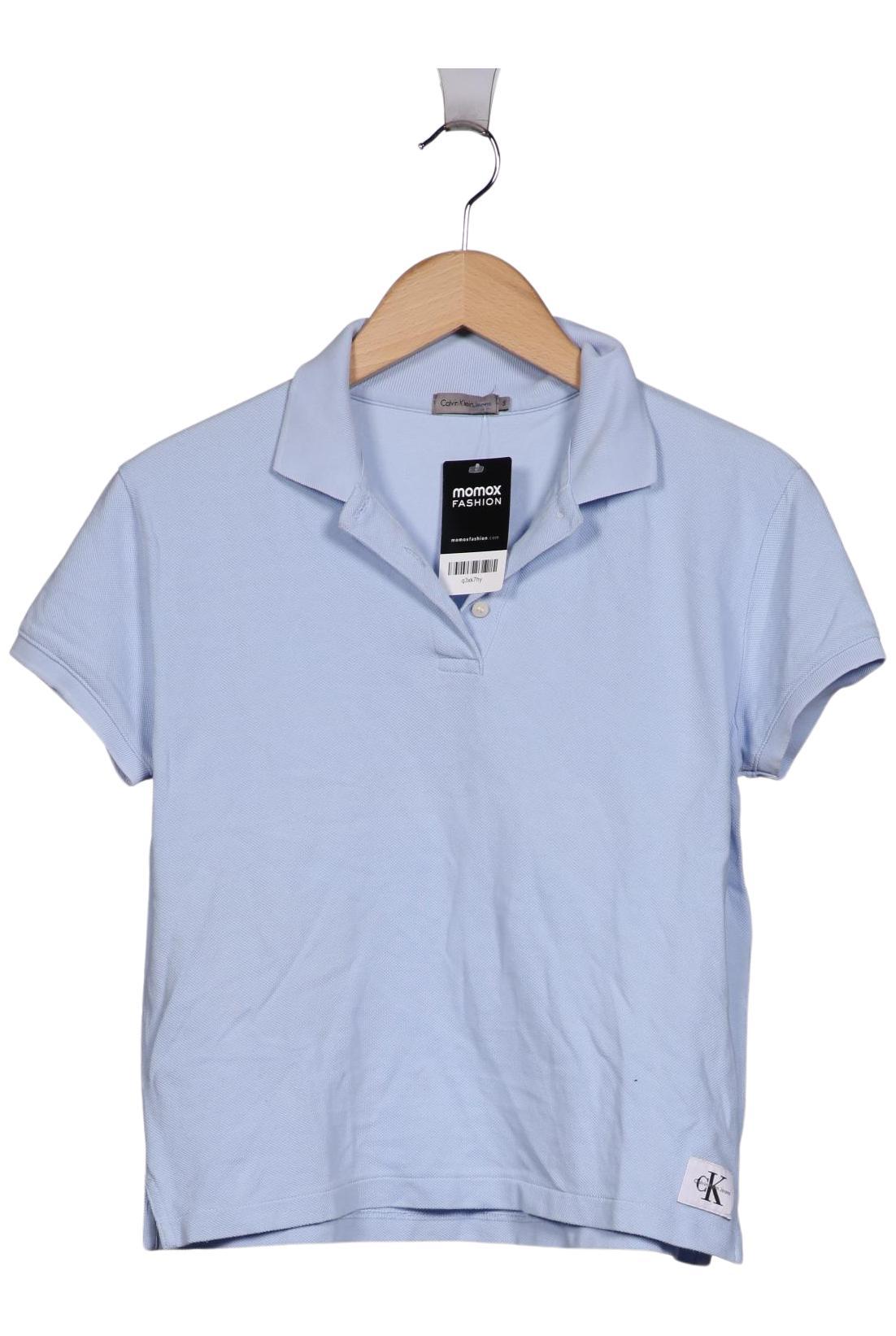 

Calvin Klein Jeans Damen Poloshirt, hellblau, Gr. 36