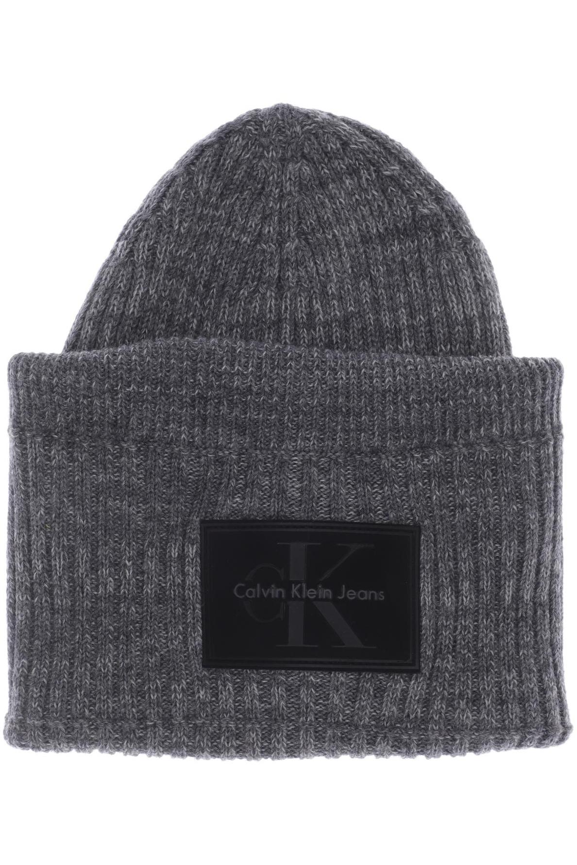 

Calvin Klein Jeans Damen Hut/Mütze, grau, Gr. uni
