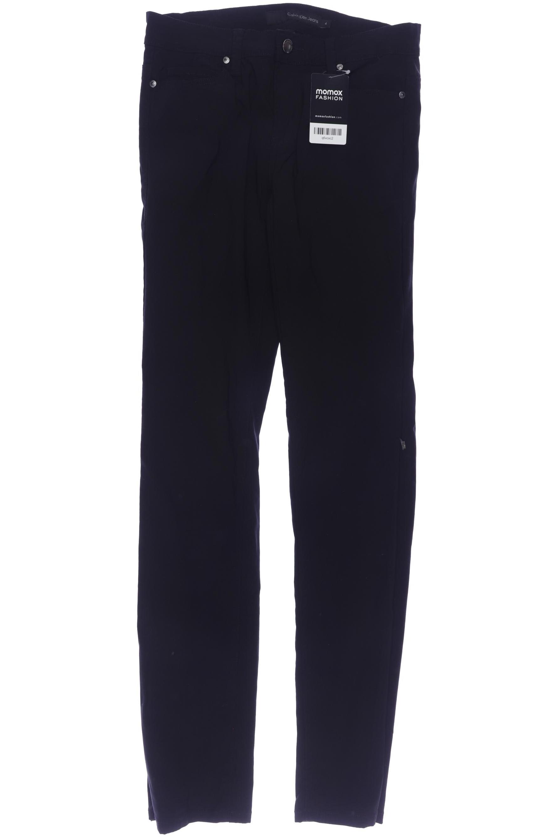 

Calvin Klein Jeans Damen Stoffhose, schwarz, Gr. 4