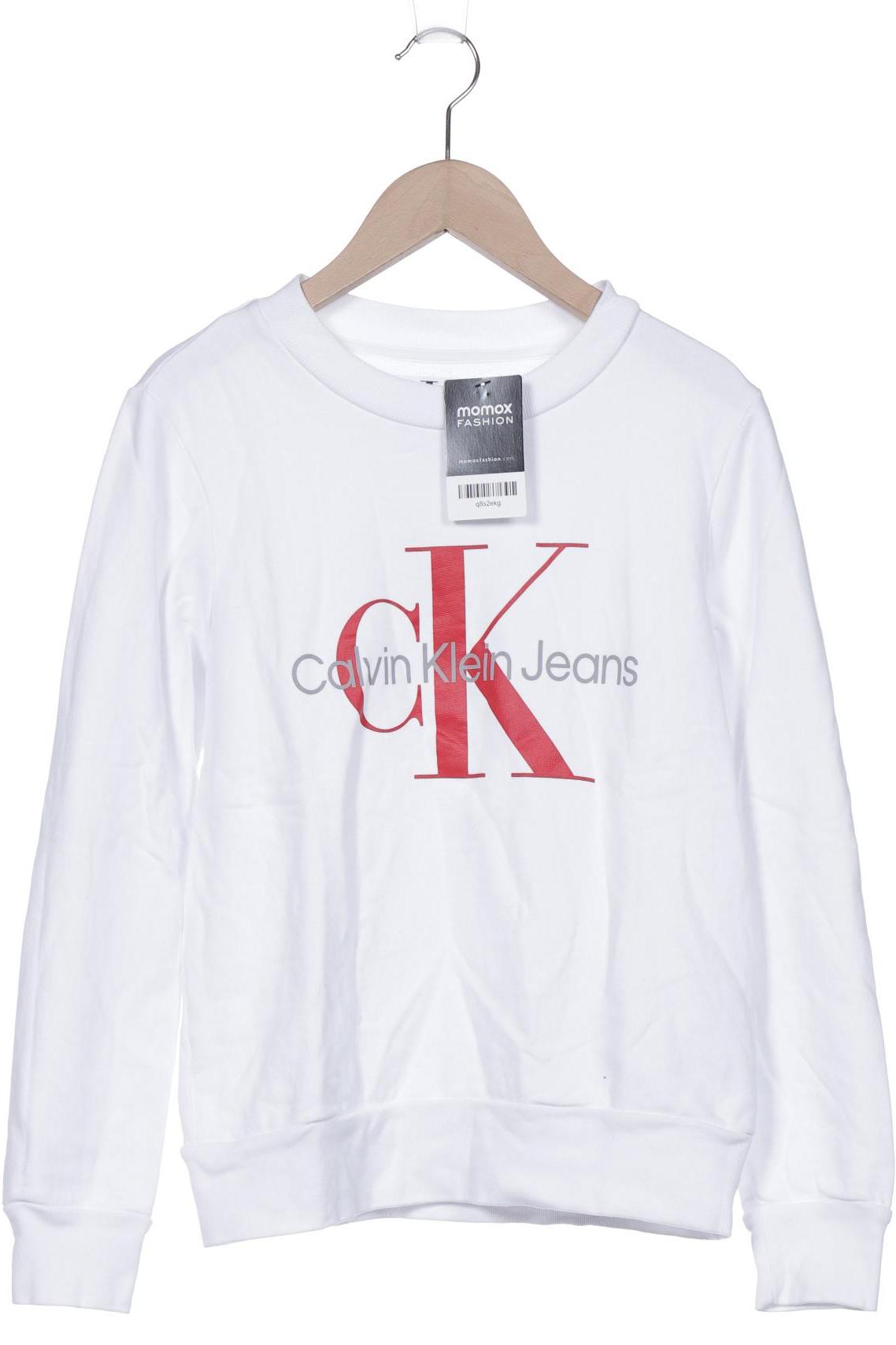 

Calvin Klein Jeans Damen Sweatshirt, weiß, Gr. 34