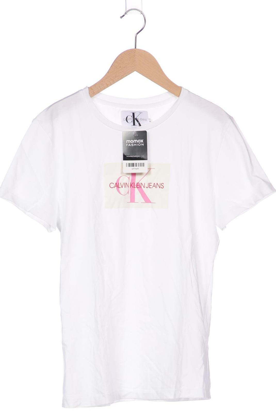 

Calvin Klein Jeans Damen T-Shirt, weiß, Gr. 38