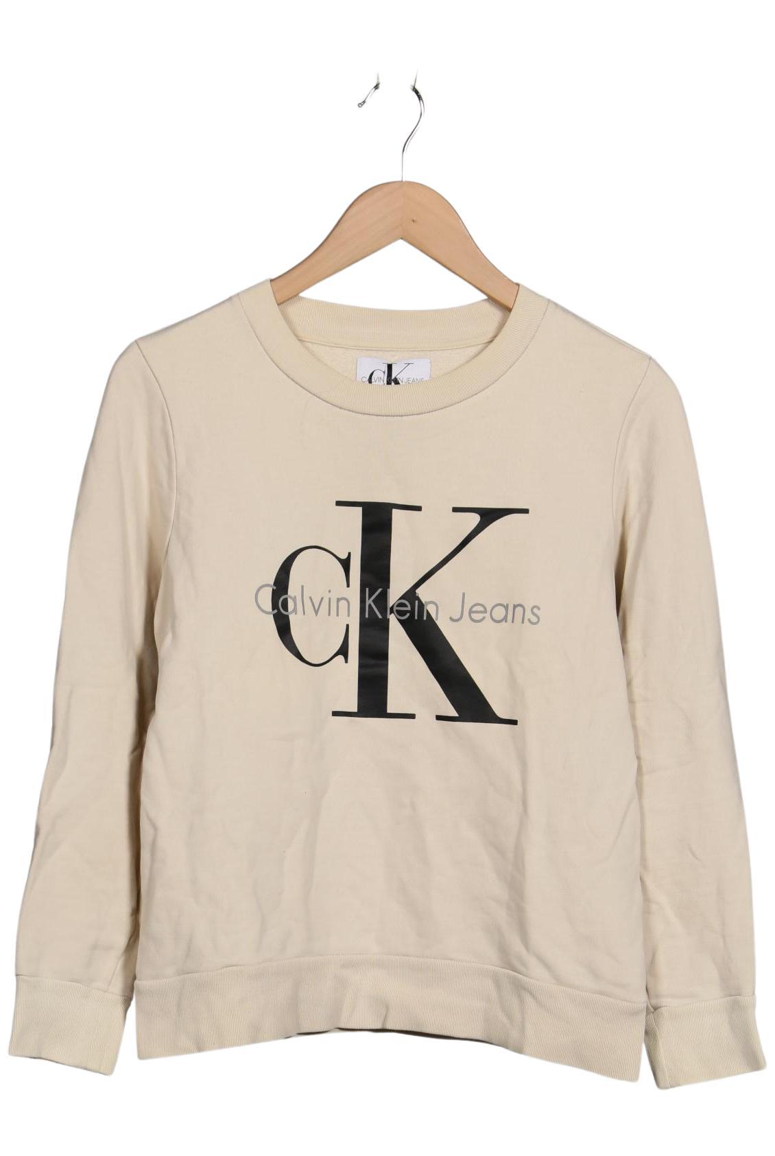 

Calvin Klein Jeans Damen Sweatshirt, beige, Gr. 36