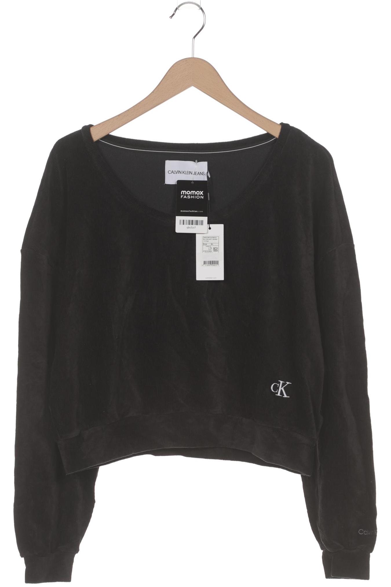 

Calvin Klein Jeans Damen Sweatshirt, schwarz, Gr. 44