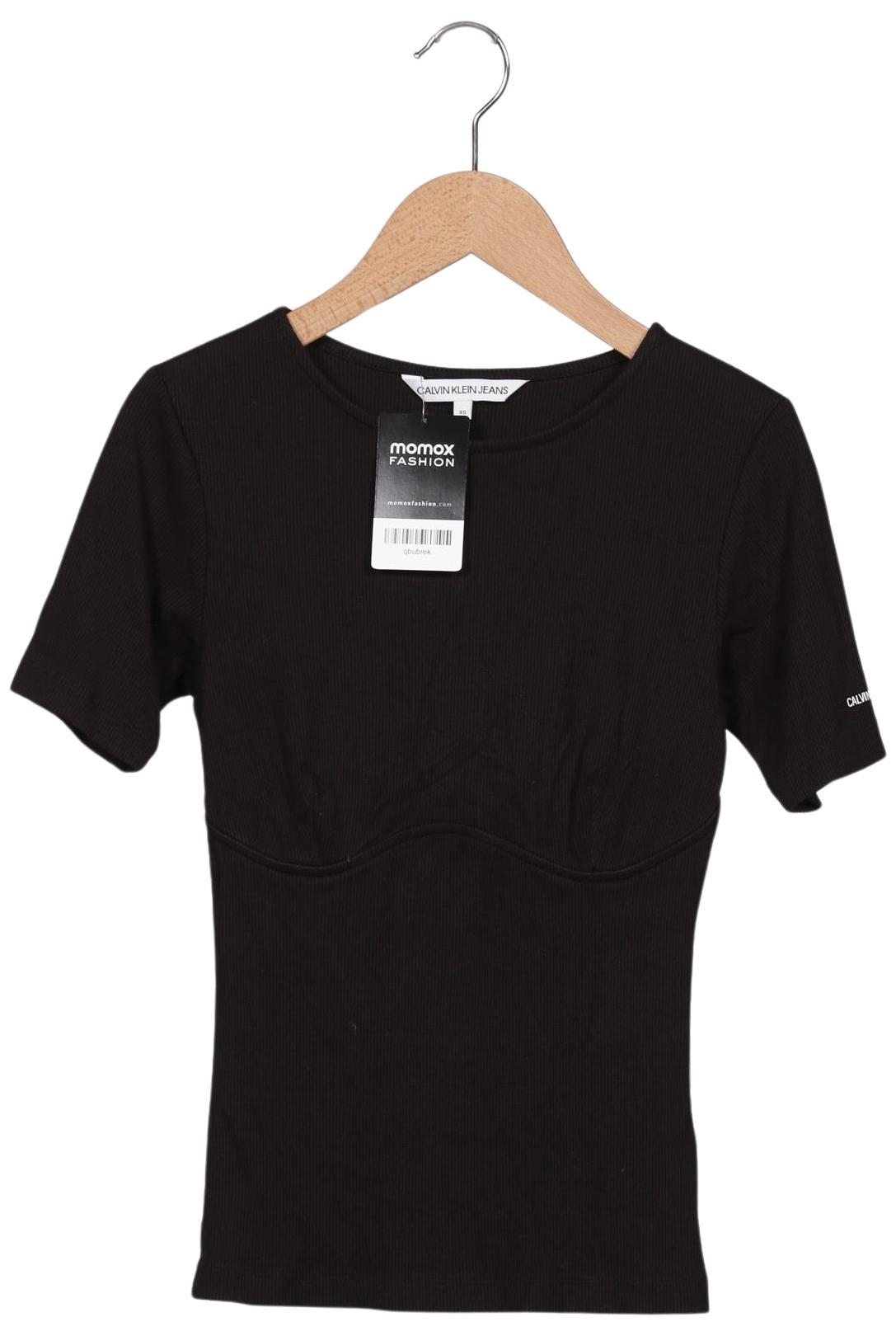 

Calvin Klein Jeans Damen T-Shirt, schwarz, Gr. 34