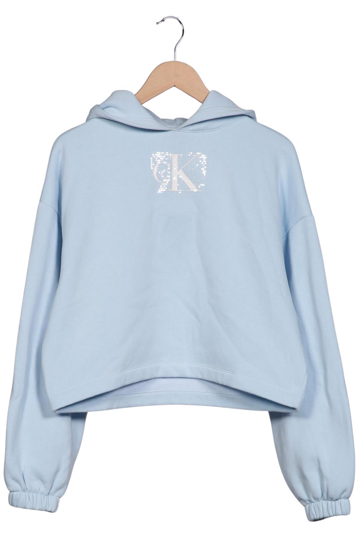 

Calvin Klein Jeans Damen Kapuzenpullover, hellblau, Gr. 42