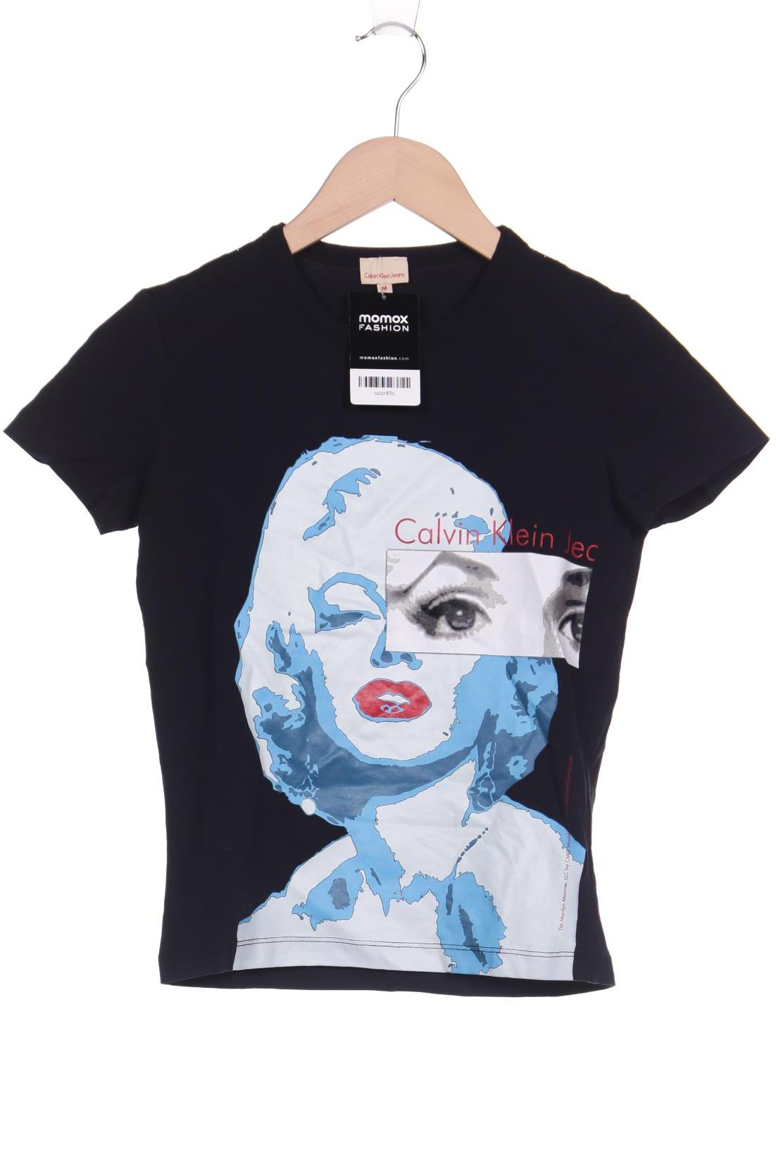 

Calvin Klein Jeans Damen T-Shirt, schwarz, Gr. 38