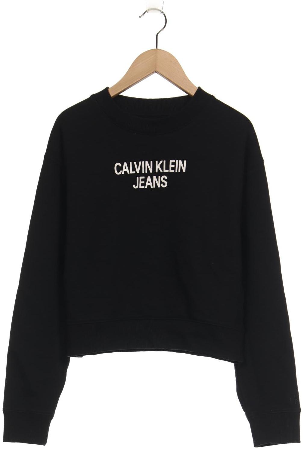 

Calvin Klein Jeans Damen Sweatshirt, schwarz, Gr. 36