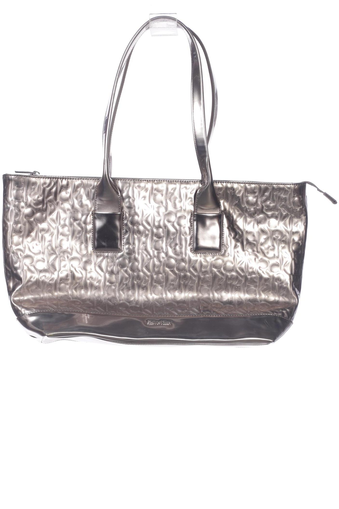 

Calvin Klein Jeans Damen Handtasche, silber, Gr.