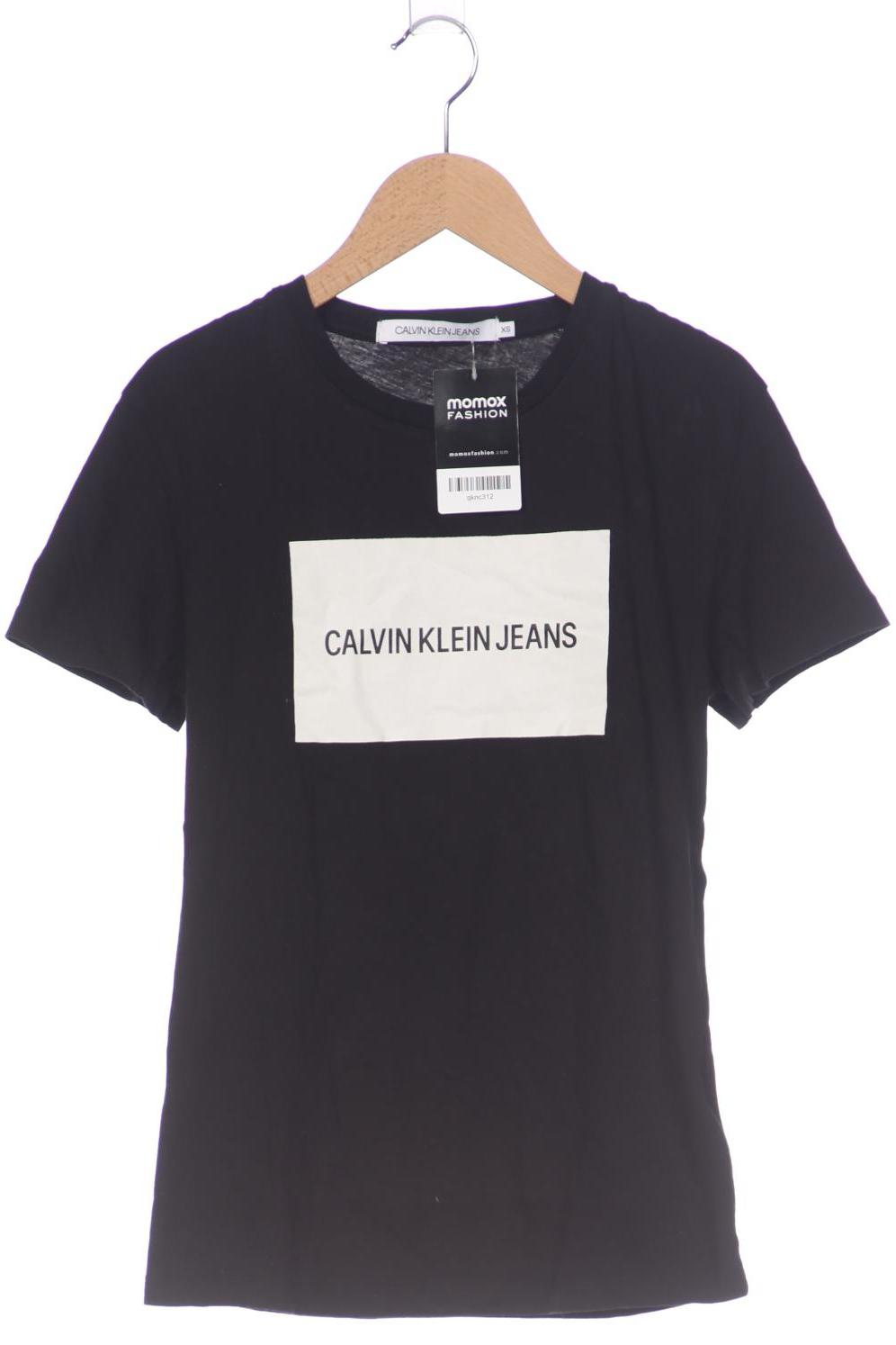 

Calvin Klein Jeans Damen T-Shirt, schwarz, Gr. 34