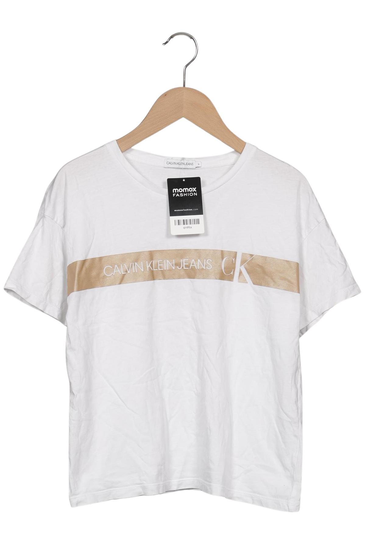 

Calvin Klein Jeans Damen T-Shirt, weiß, Gr. 170