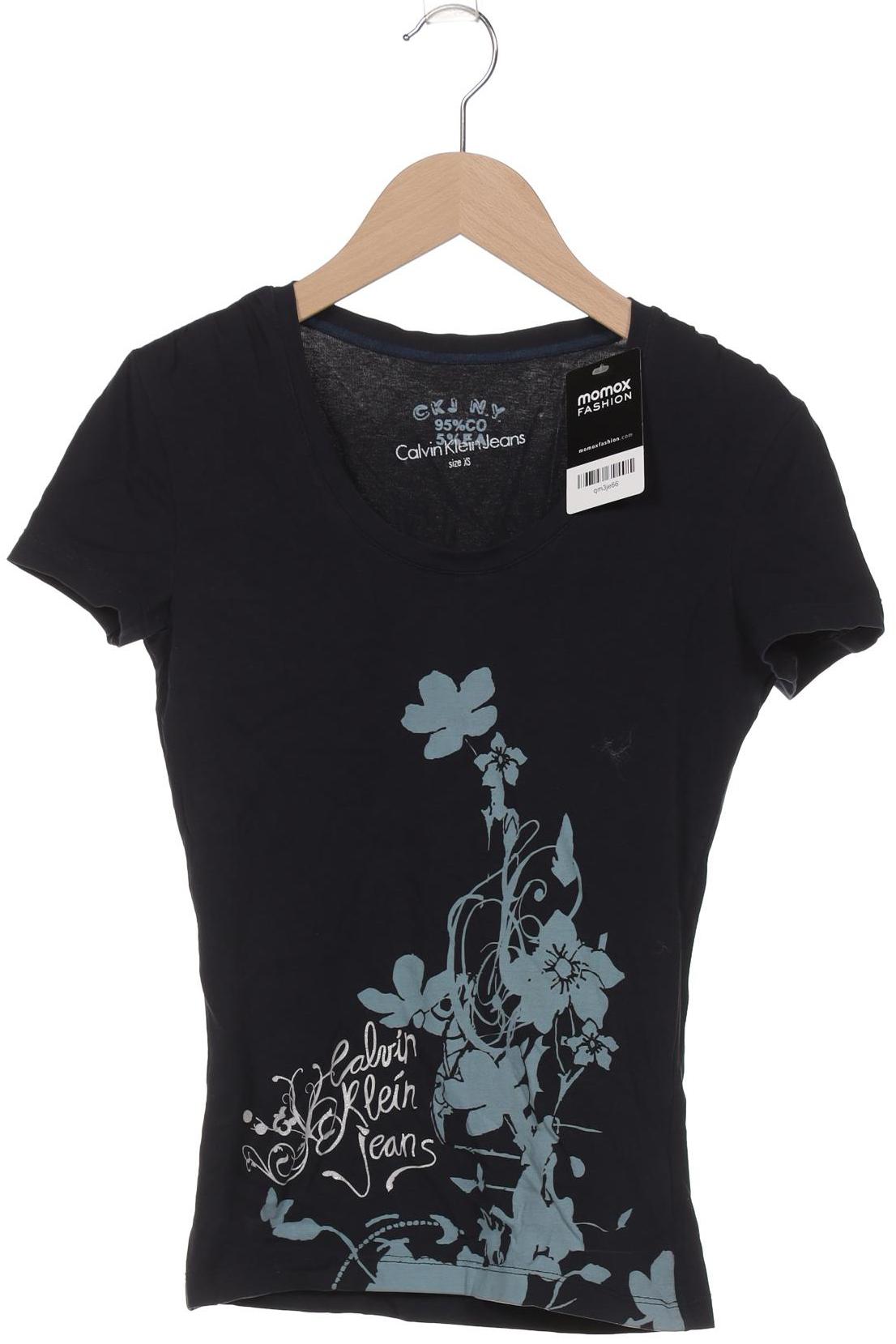 

Calvin Klein Jeans Damen T-Shirt, marineblau, Gr. 34