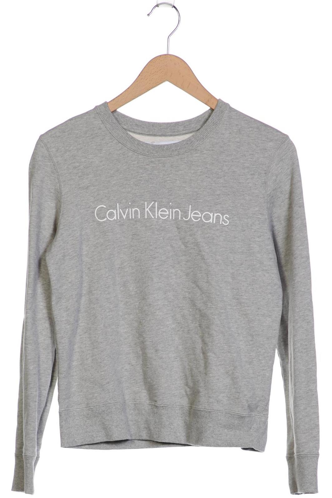 

Calvin Klein Jeans Damen Sweatshirt, grau, Gr. 36