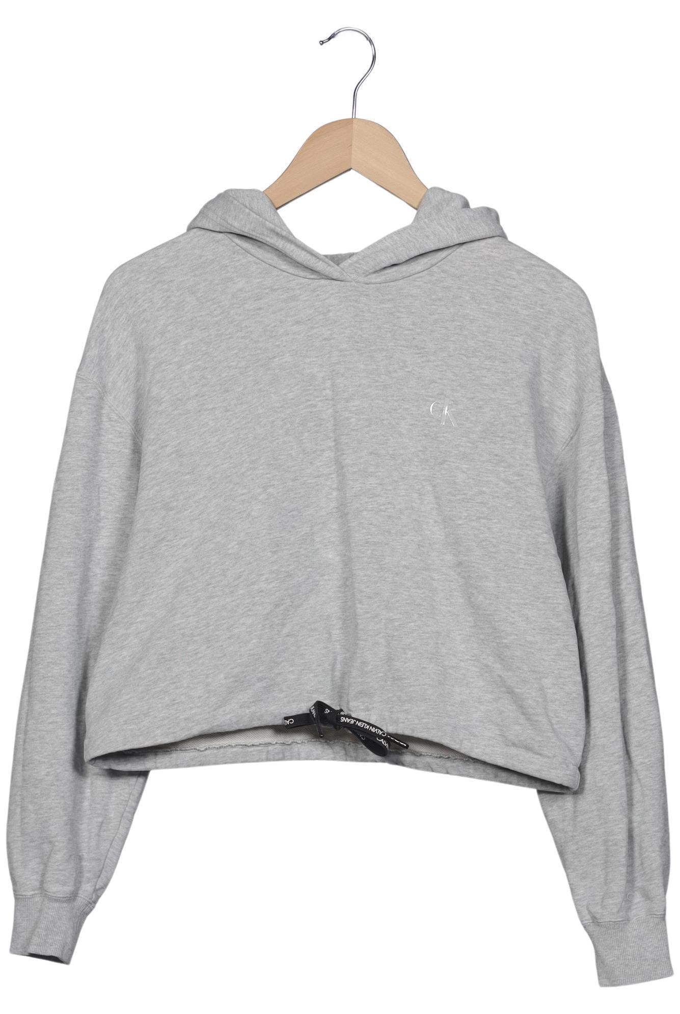 

Calvin Klein Jeans Damen Kapuzenpullover, grau, Gr. 38