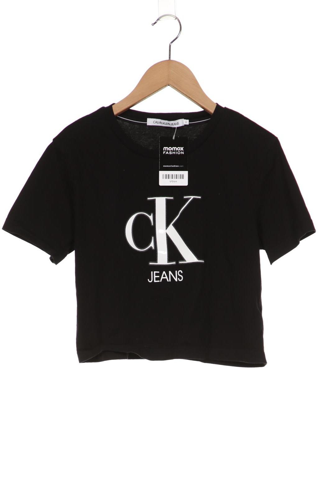 

Calvin Klein Jeans Damen T-Shirt, schwarz