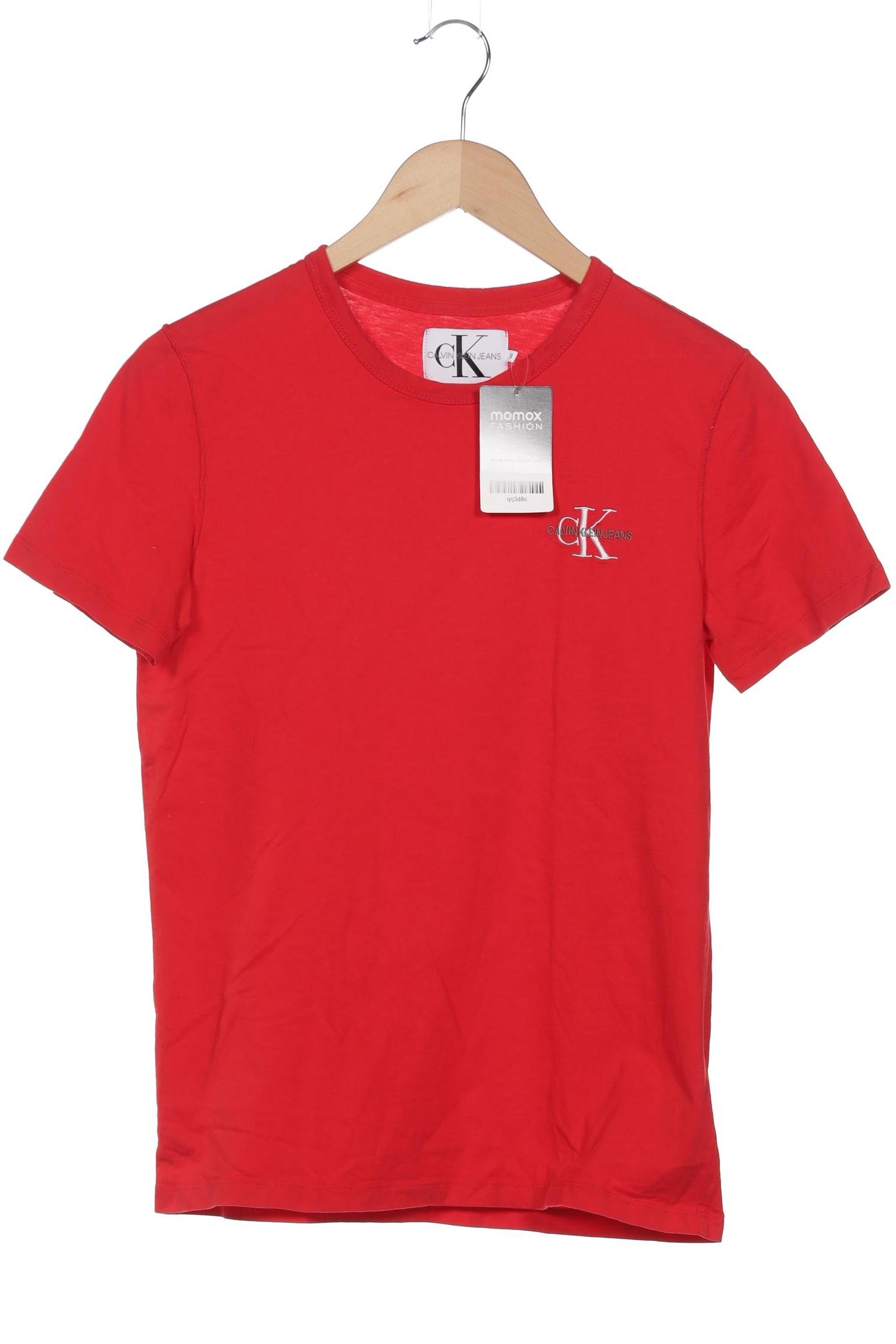 

Calvin Klein Jeans Damen T-Shirt, rot, Gr. 36
