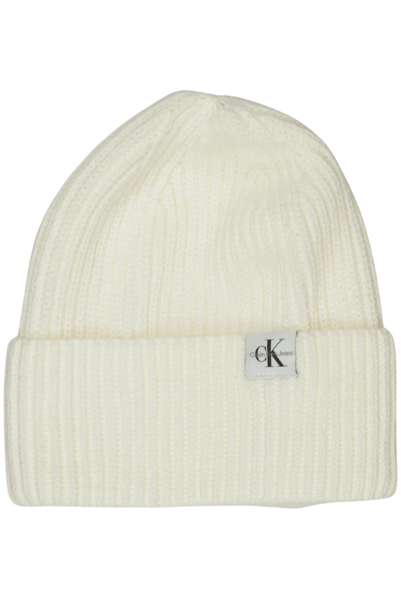 

Calvin Klein Jeans Damen Hut/Mütze, cremeweiß, Gr. 54