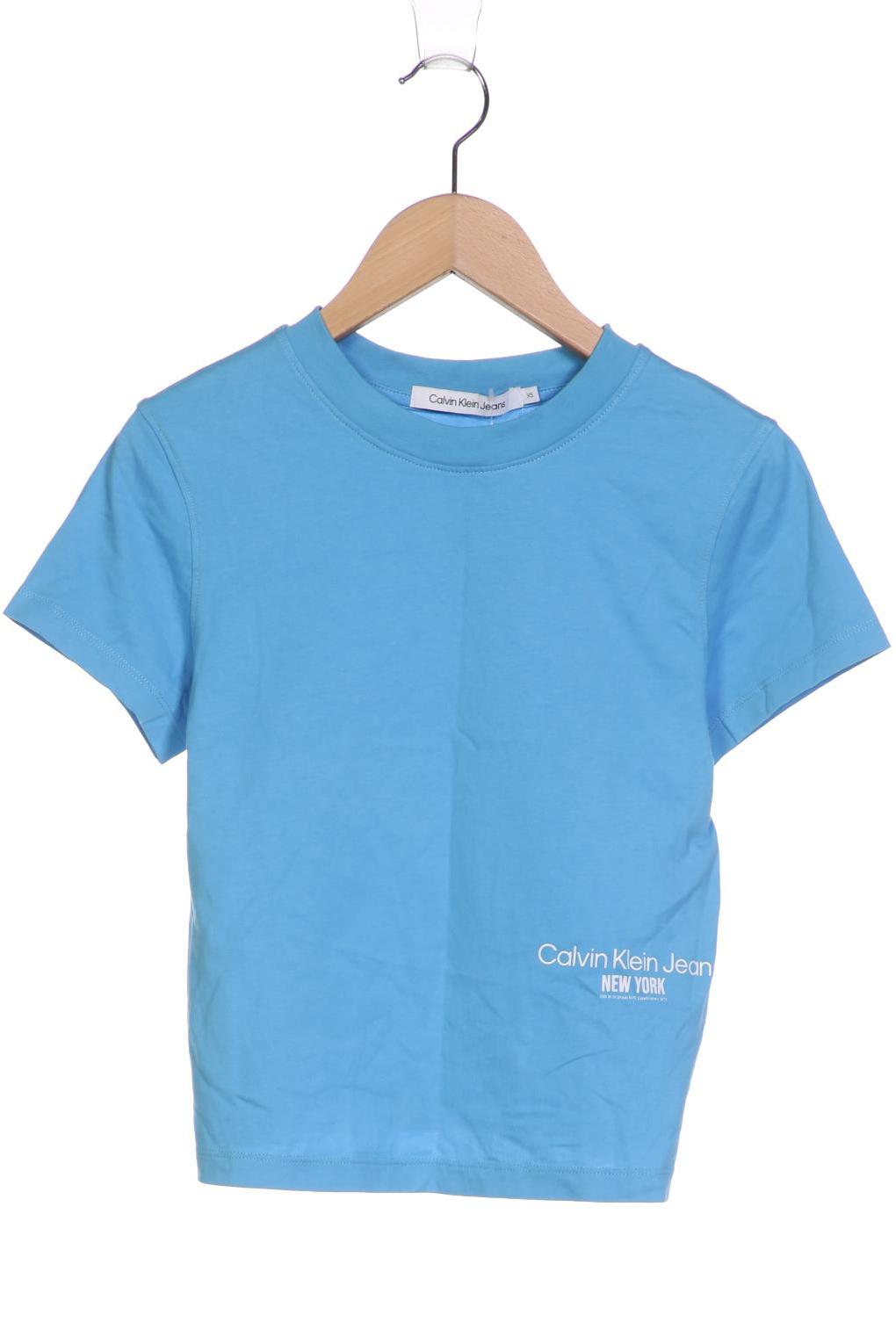

Calvin Klein Jeans Damen T-Shirt, blau, Gr. 34