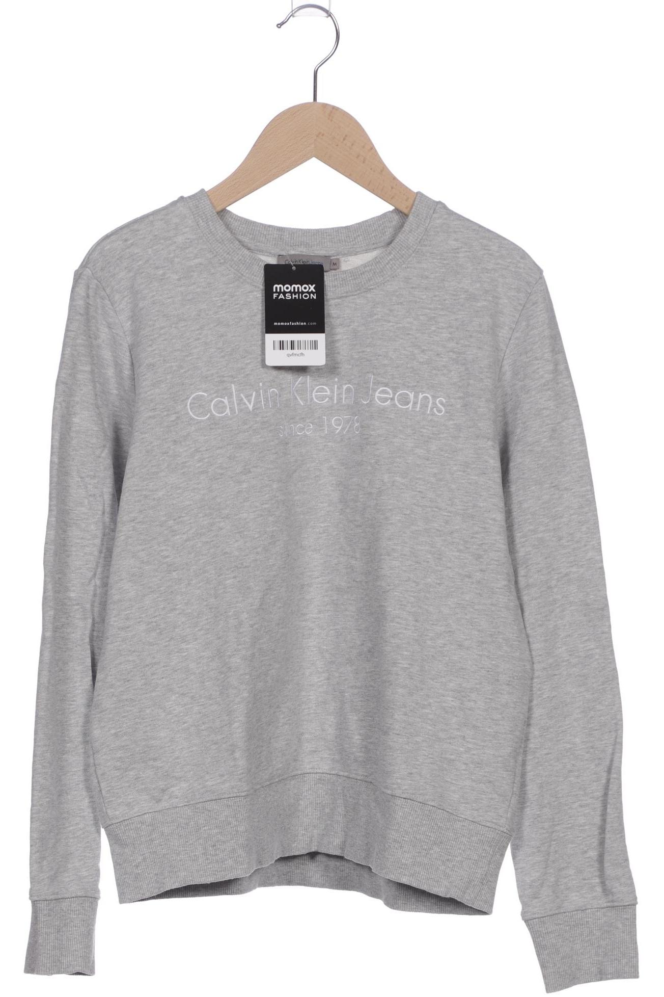 

Calvin Klein Jeans Damen Sweatshirt, grau, Gr. 38