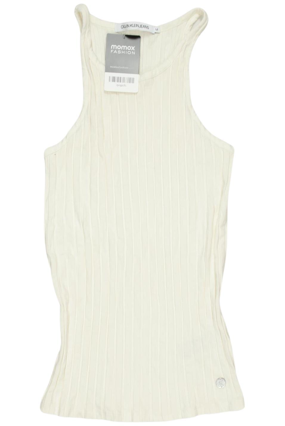 

Calvin Klein Jeans Damen Top, cremeweiß, Gr. 38